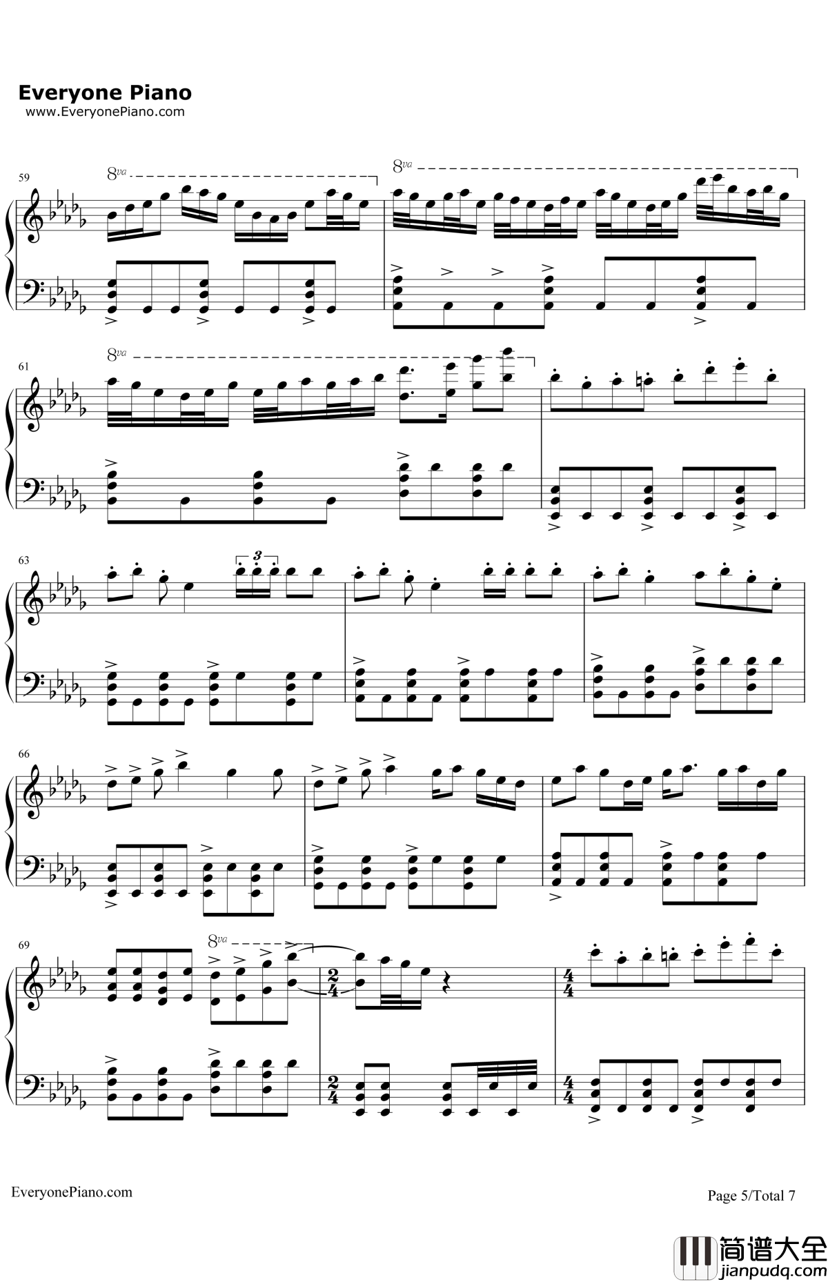 普通DISCO钢琴谱_洛天依言和