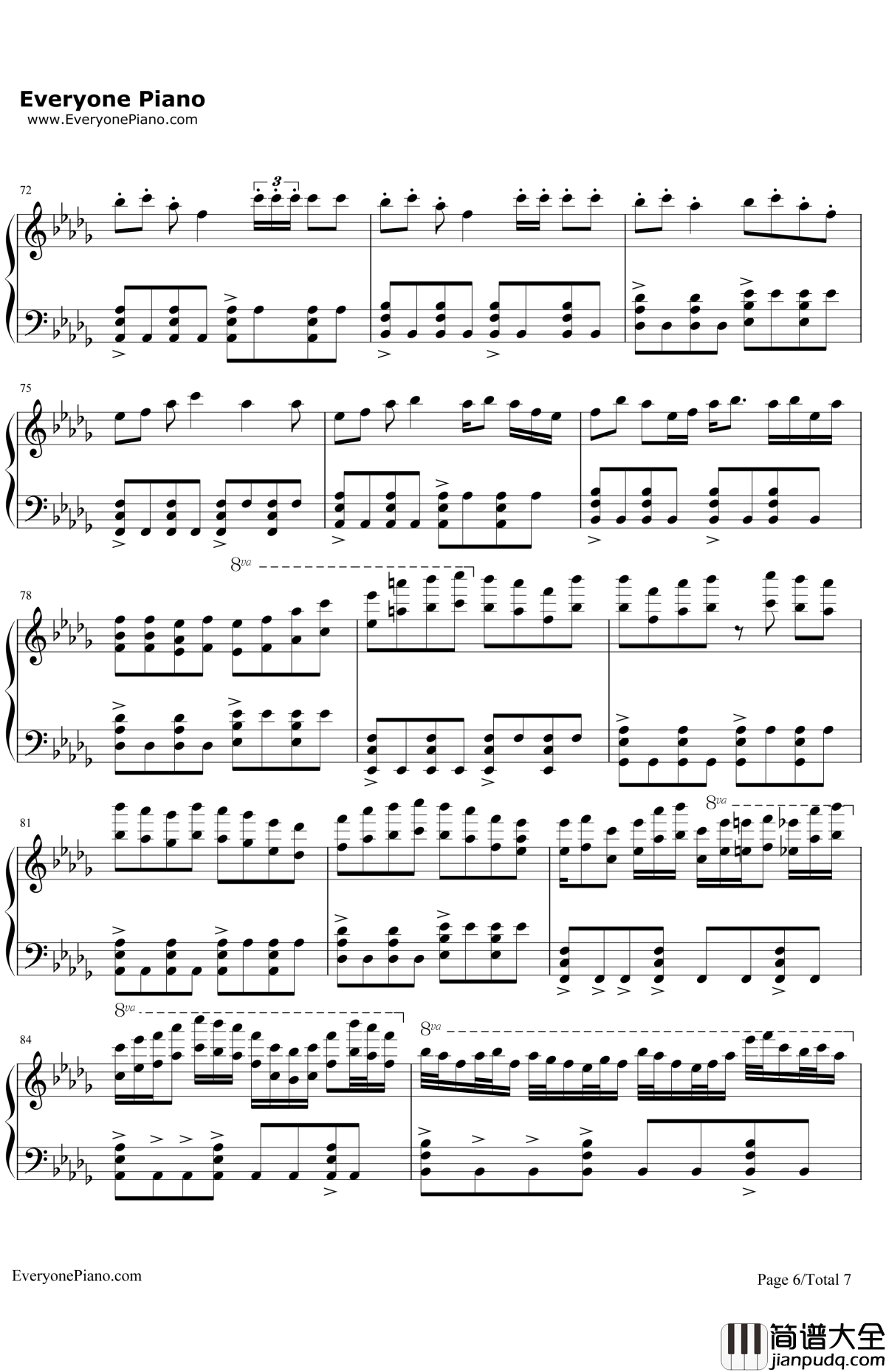 普通DISCO钢琴谱_洛天依言和