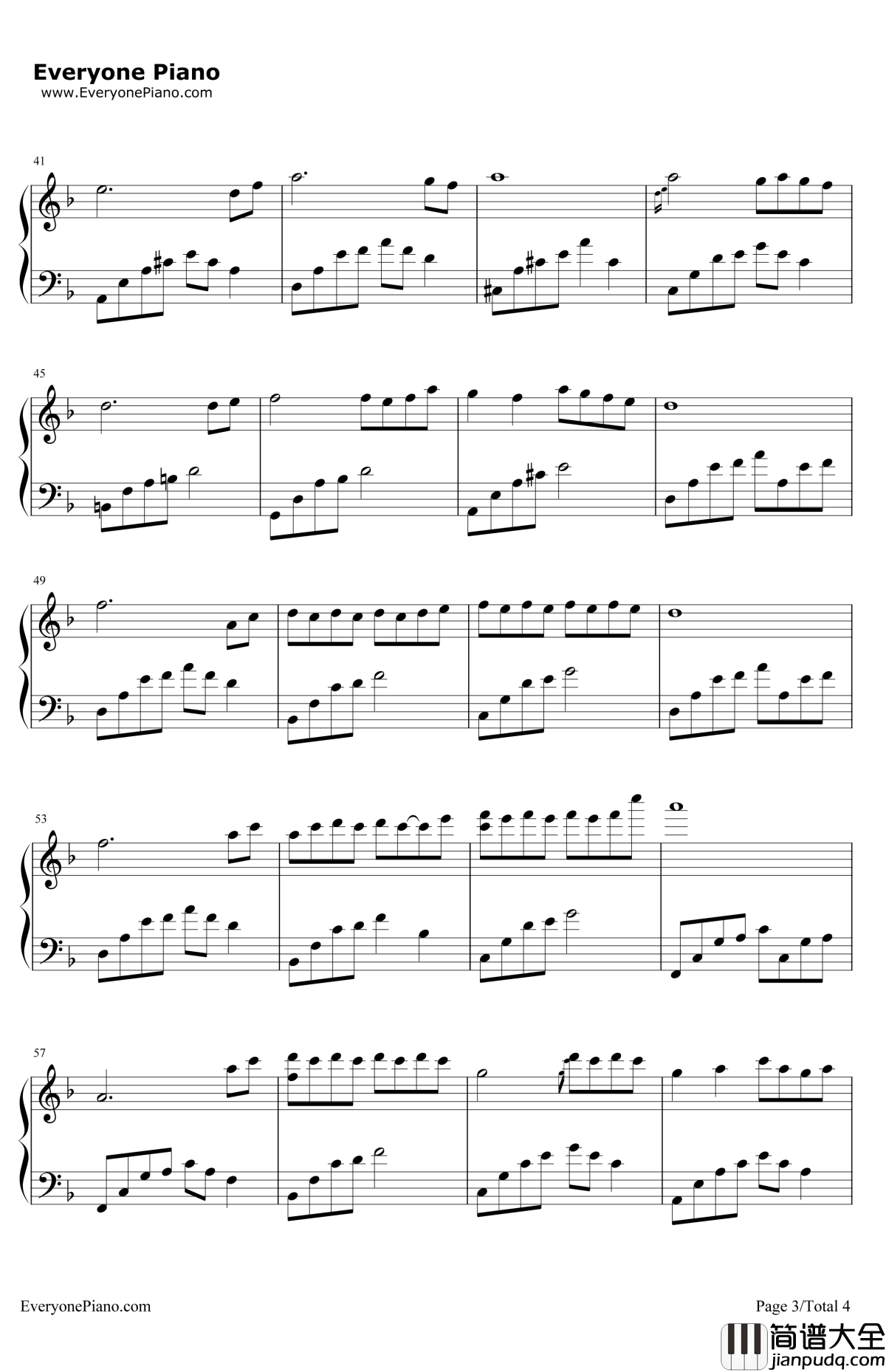 夜的钢琴曲7钢琴谱_石进_夜的钢琴曲7