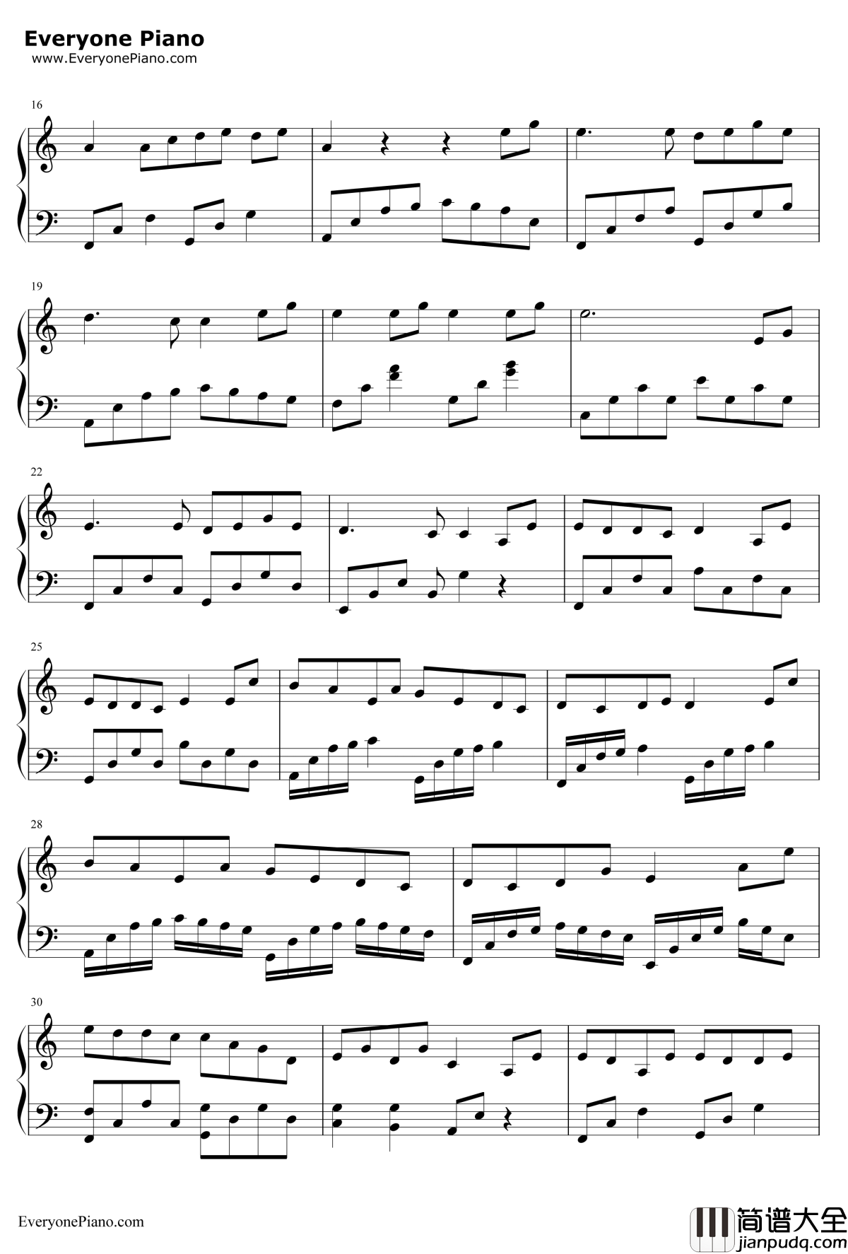 大雨将至钢琴谱_徐佳莹__女医·明妃传_主题曲