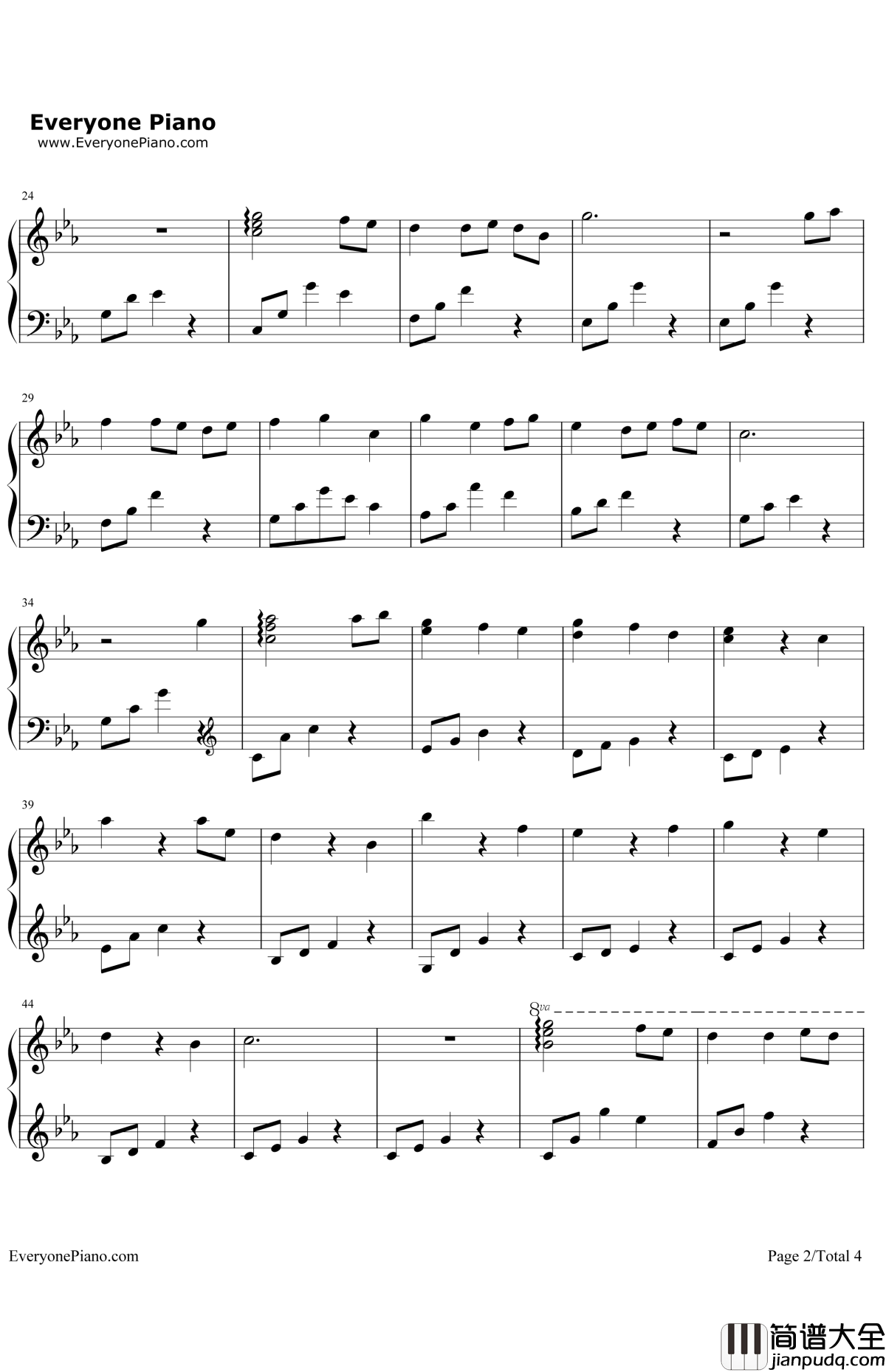 月光彼岸钢琴谱_Music゛◆Kゝ_原创音乐