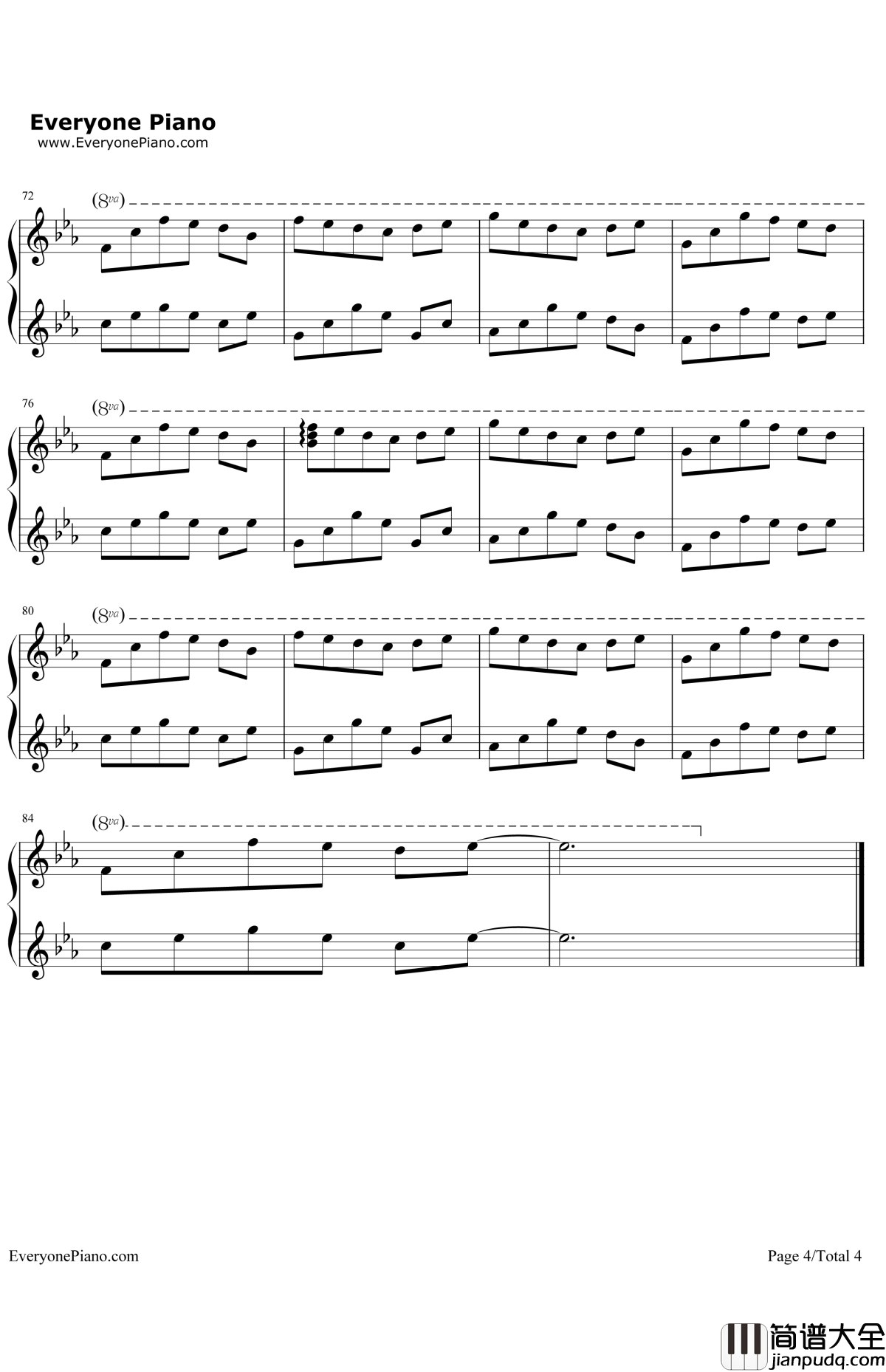 月光彼岸钢琴谱_Music゛◆Kゝ_原创音乐