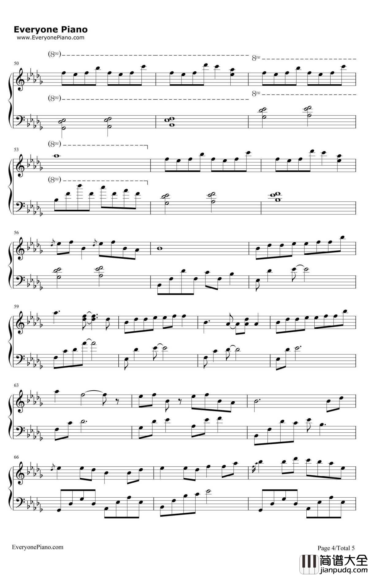 大鱼完美演奏版钢琴谱_周深__大鱼海棠_印象曲