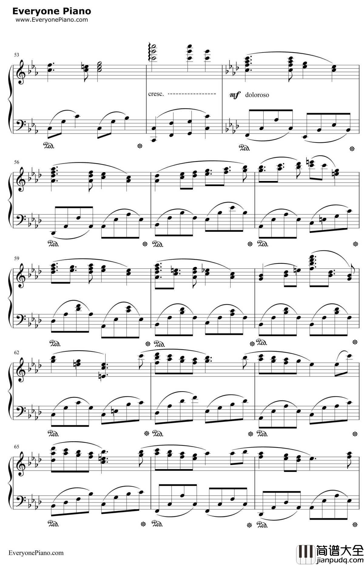 Fairytale钢琴谱_Kalafina_剧场版动画_空之境界_主题曲