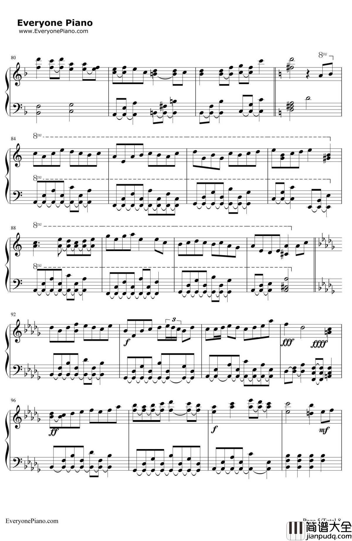 东方萃梦想钢琴谱_东方Project_东方萃梦想～ImmaterialandMissingPower.