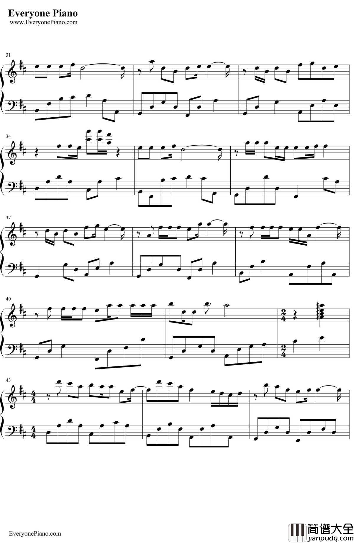 如果有如果钢琴谱_邓福如