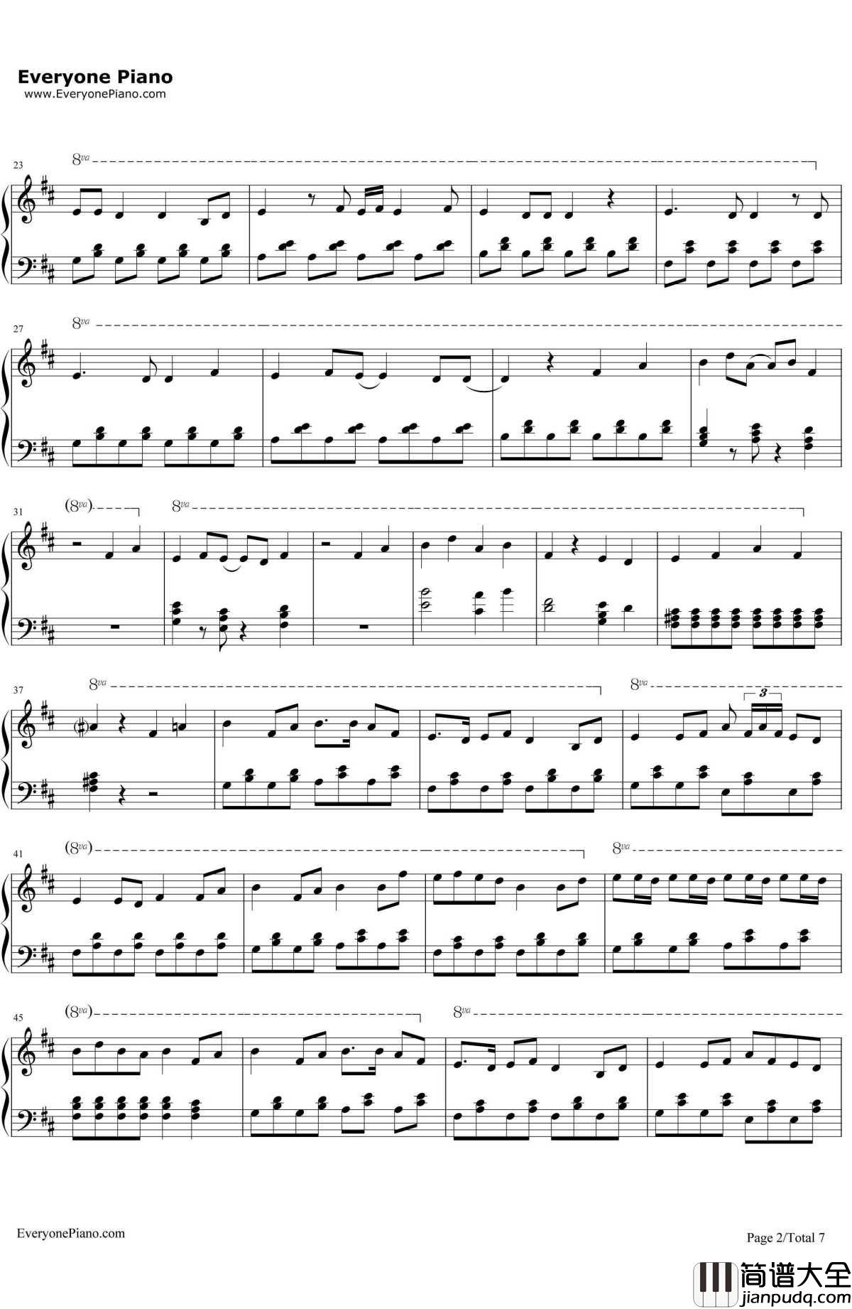 六兆年と一夜物語钢琴谱_Kemu_SoundVoltex