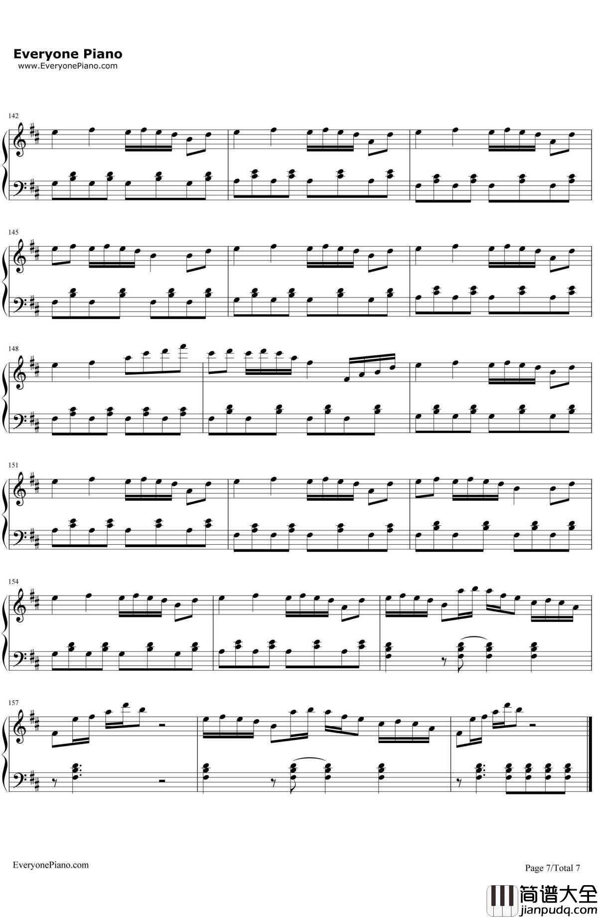 六兆年と一夜物語钢琴谱_Kemu_SoundVoltex