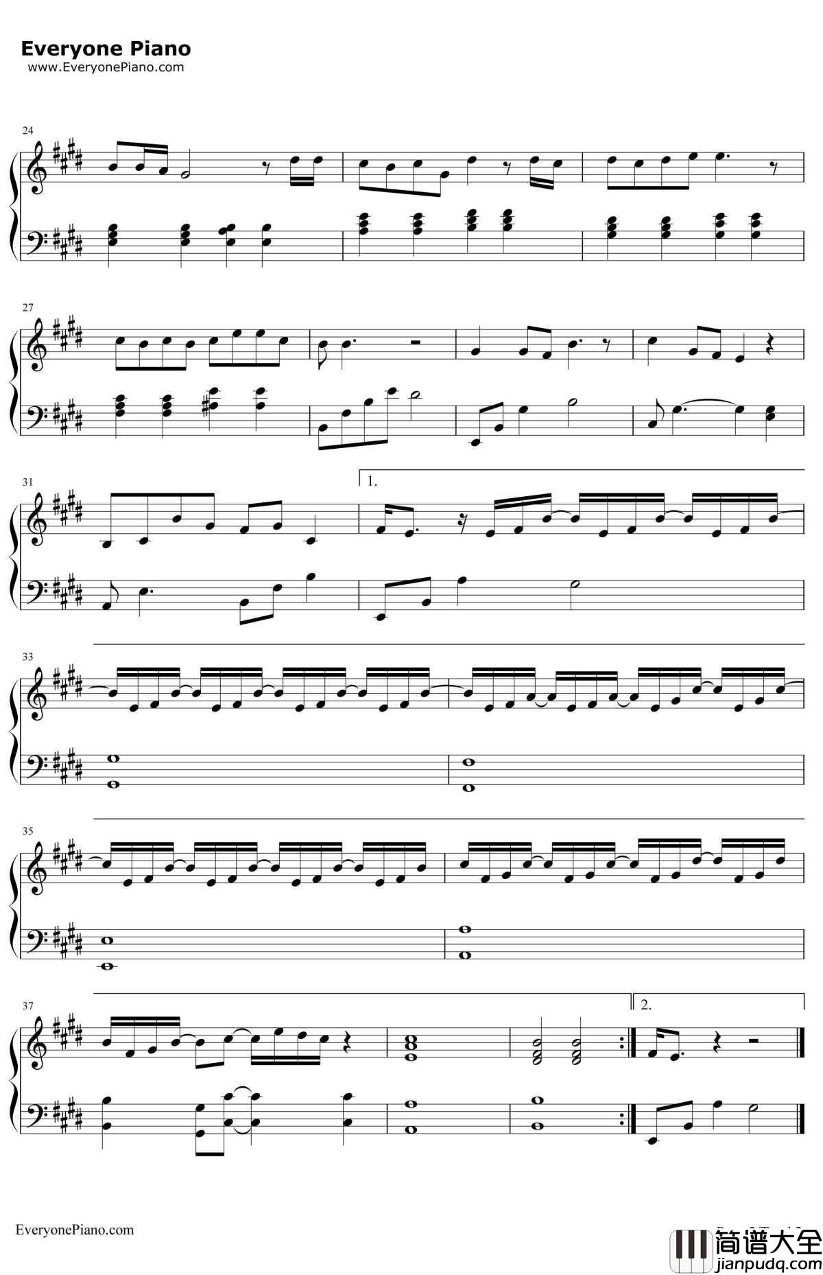 蜗牛行钢琴谱_于子将__如果蜗牛有爱情_推广曲