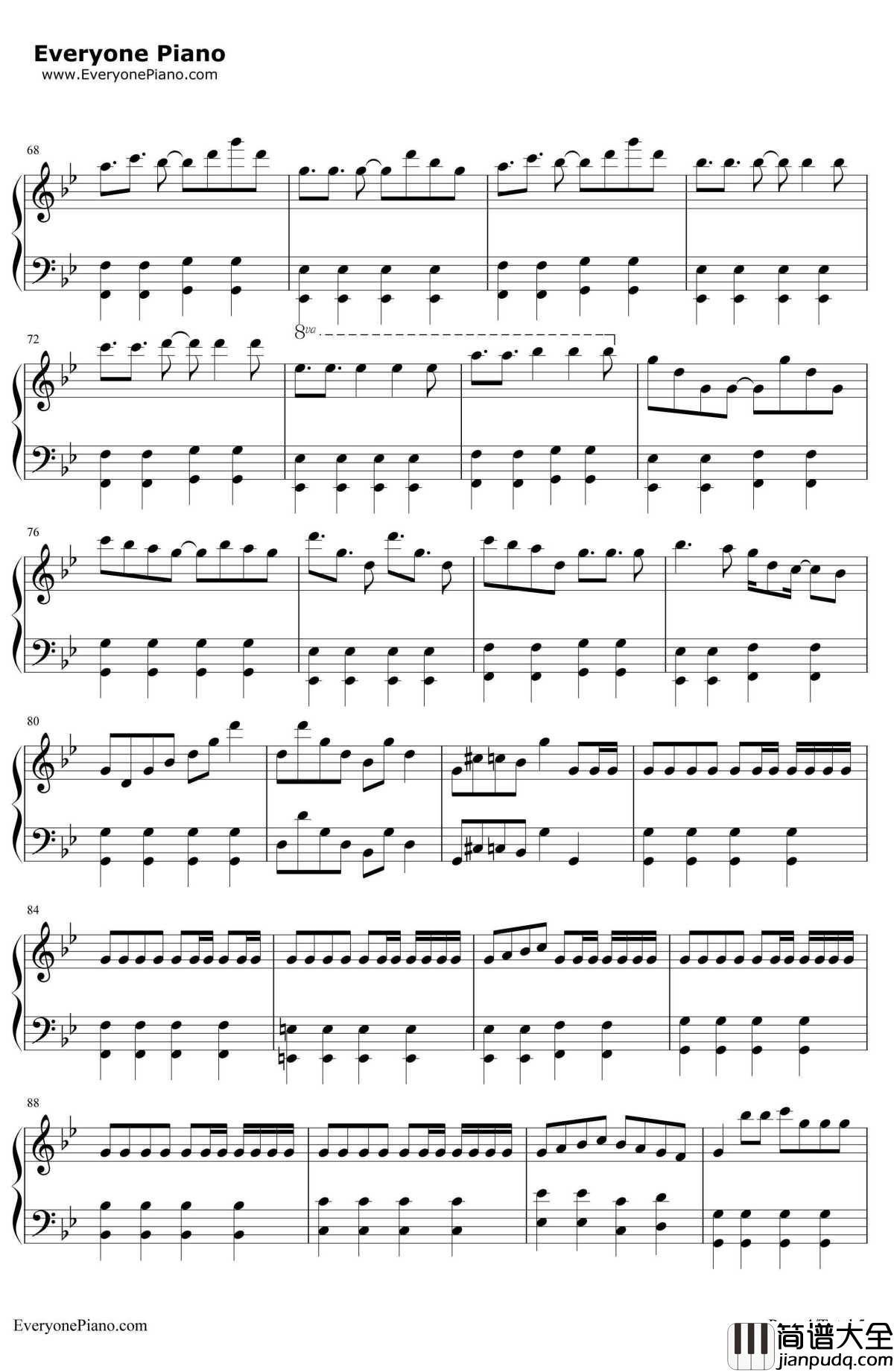 威風堂々钢琴谱_梅とら_威风堂堂_Ifuudoudou