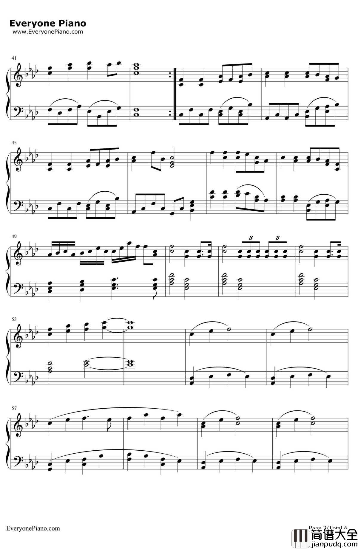 夏祭り钢琴谱_初音未来