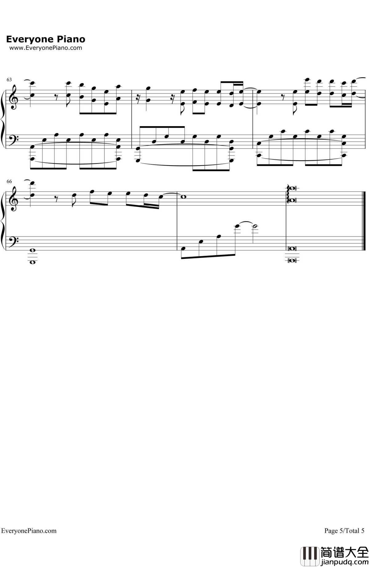 火影忍者钢琴谱_Rurutiaルルティア_我爱罗的回忆