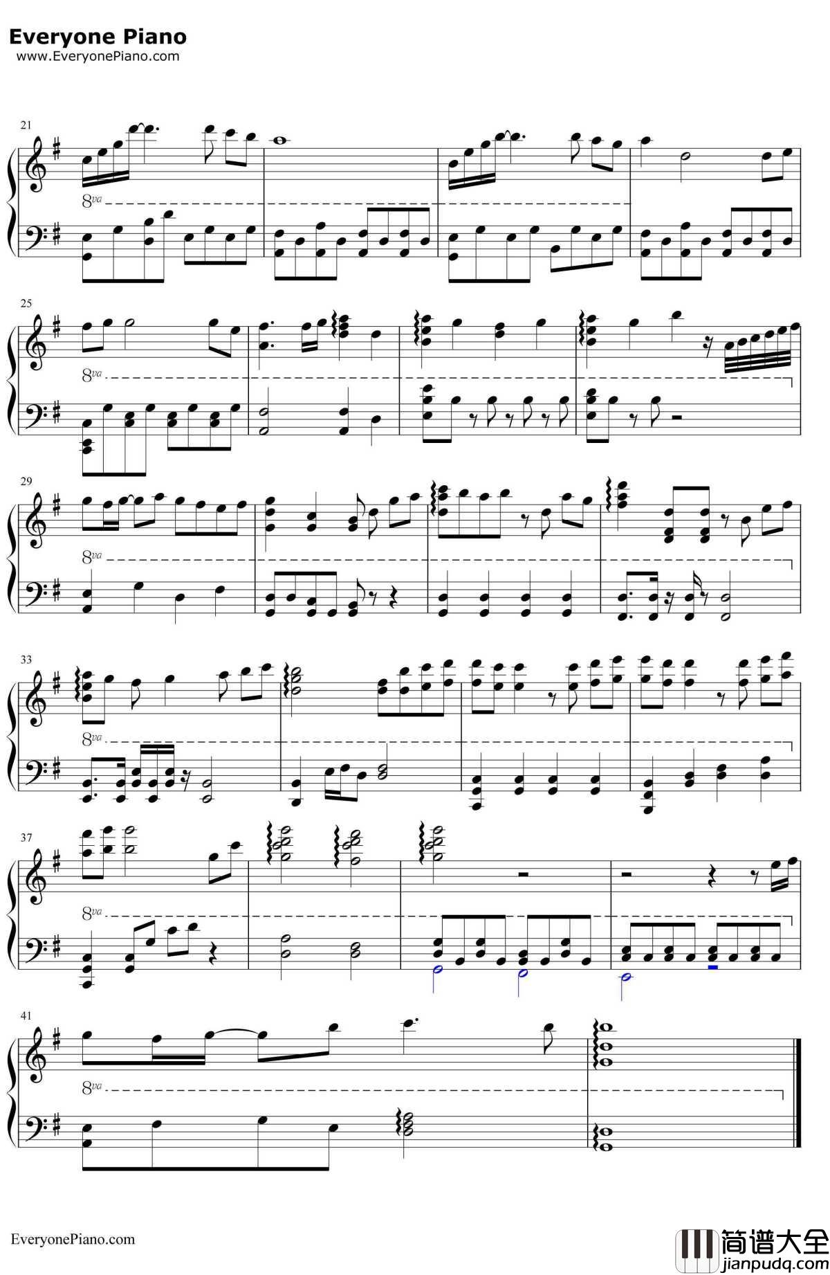 一途な思い钢琴谱_安濑圣_BL动画_世界第一初恋_插曲