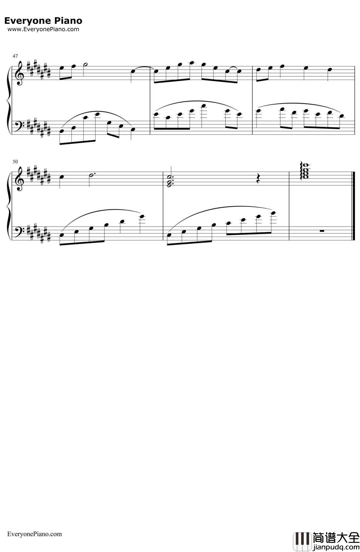 巴巴多斯岛的白沙钢琴谱_班得瑞__日光海岸_班得瑞