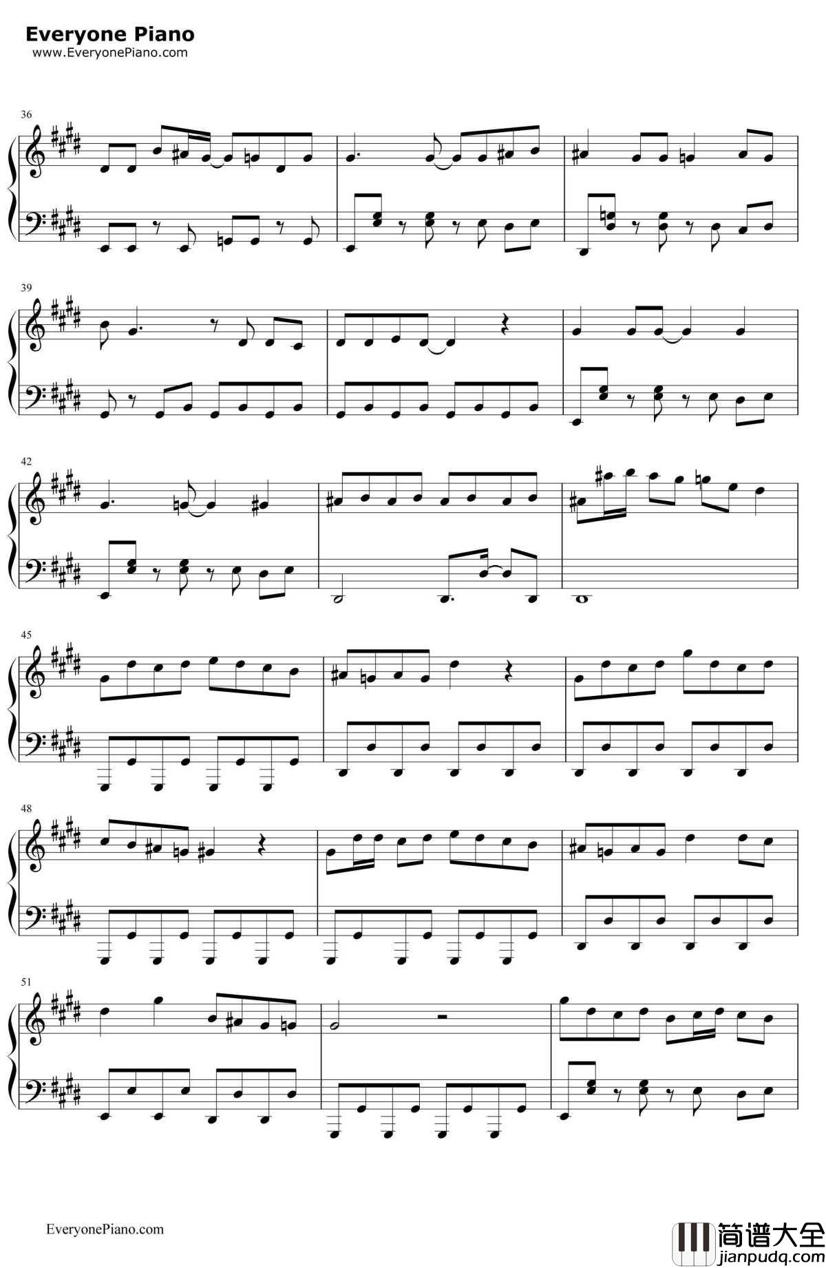 ↑人生ゲーム↓钢琴谱_初音ミク初音未来