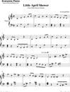 LittleAprilShower钢琴谱_FrankChurchill_迪斯尼动画_小鹿斑比_插曲_吉他谱_钢琴谱_简谱
