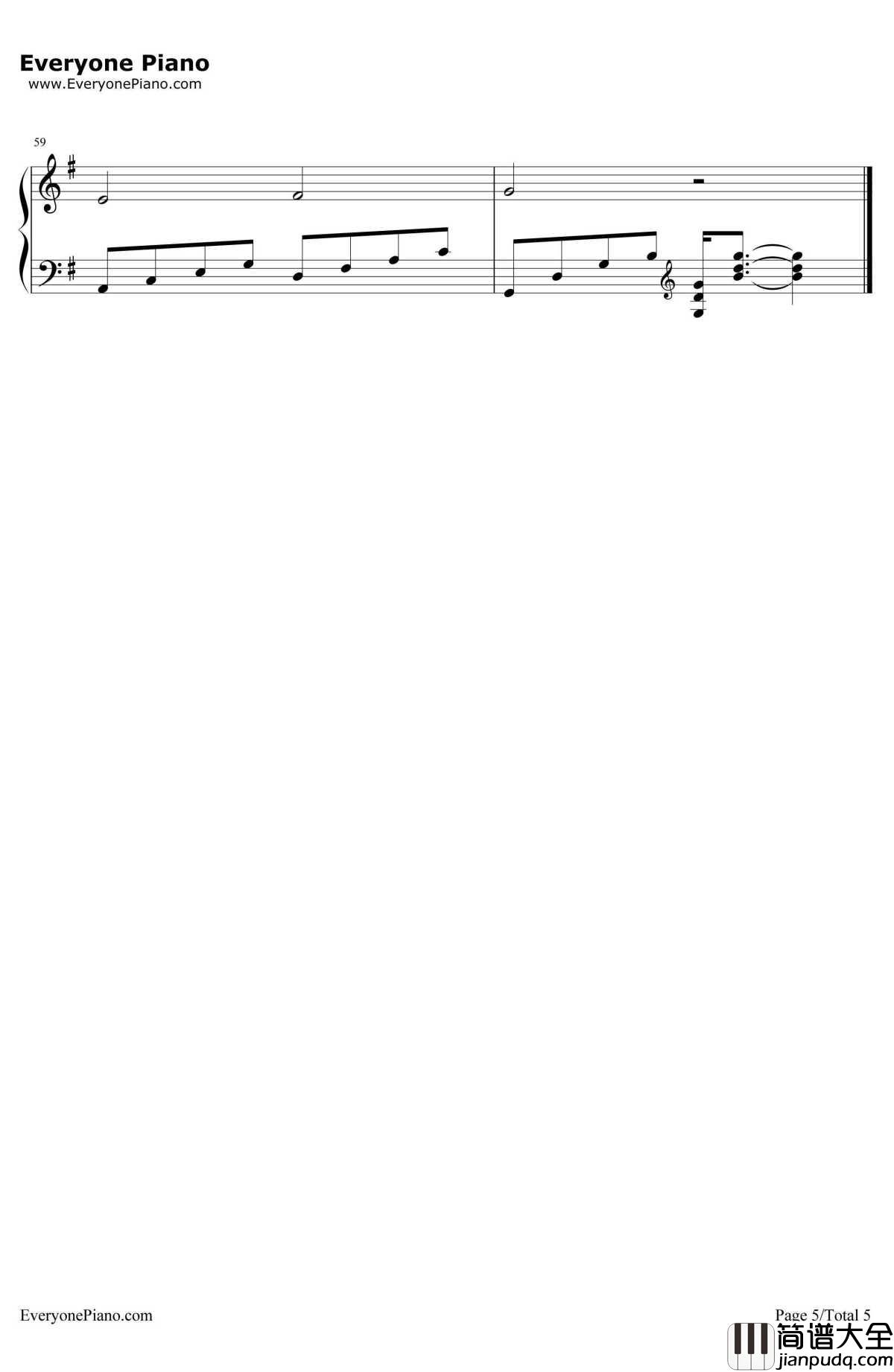 似水流年钢琴谱_梅艳芳