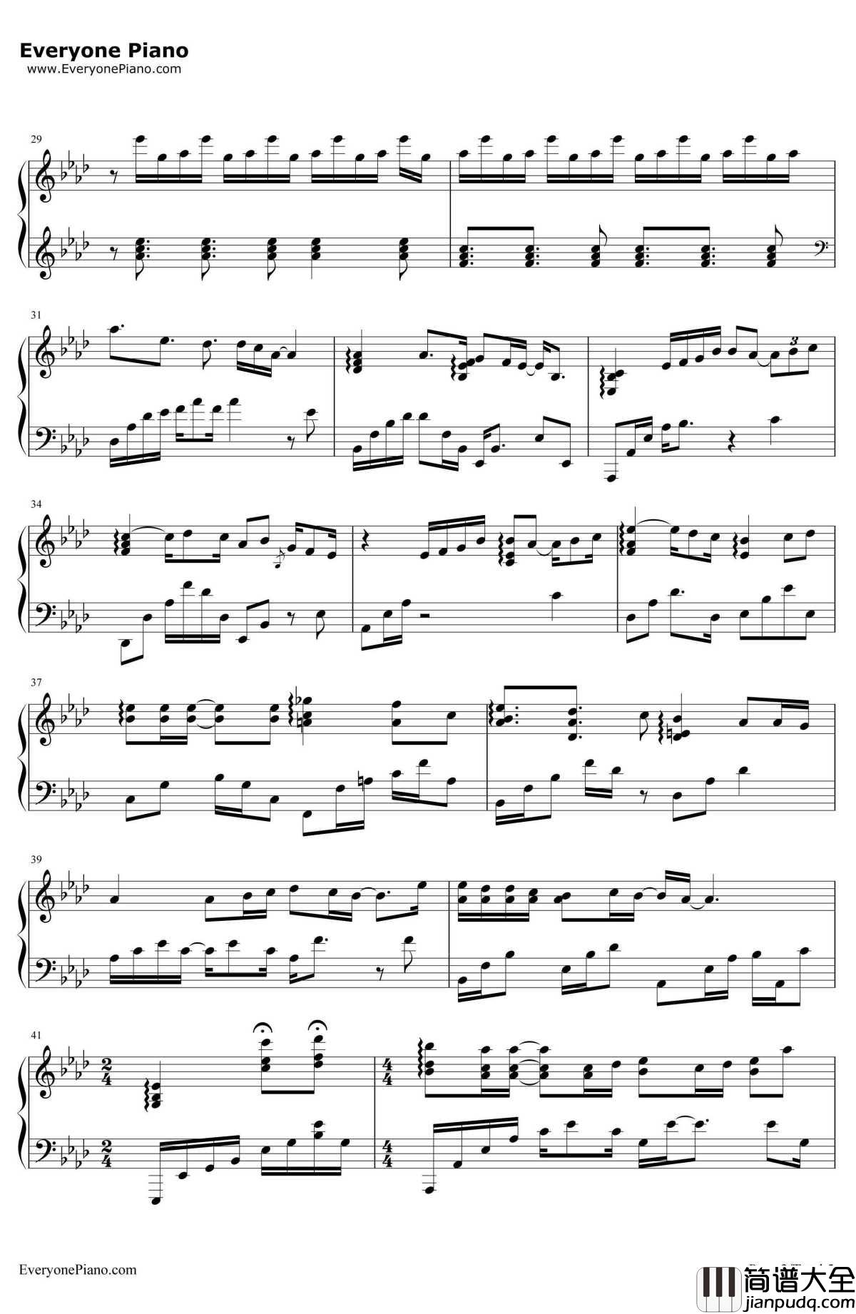 爱与诚钢琴谱_古巨基__我是歌手_古巨基