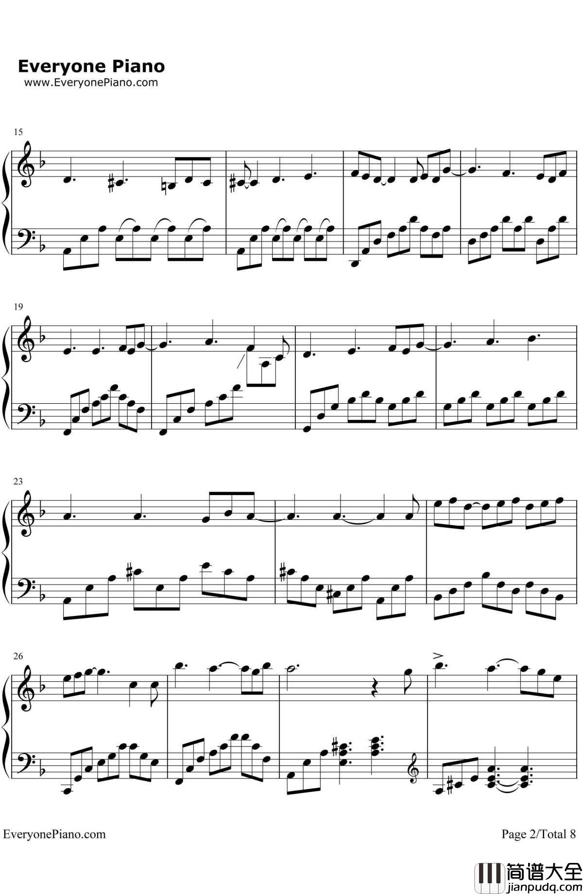 Felitsa(费丽萨)钢琴谱_雅尼