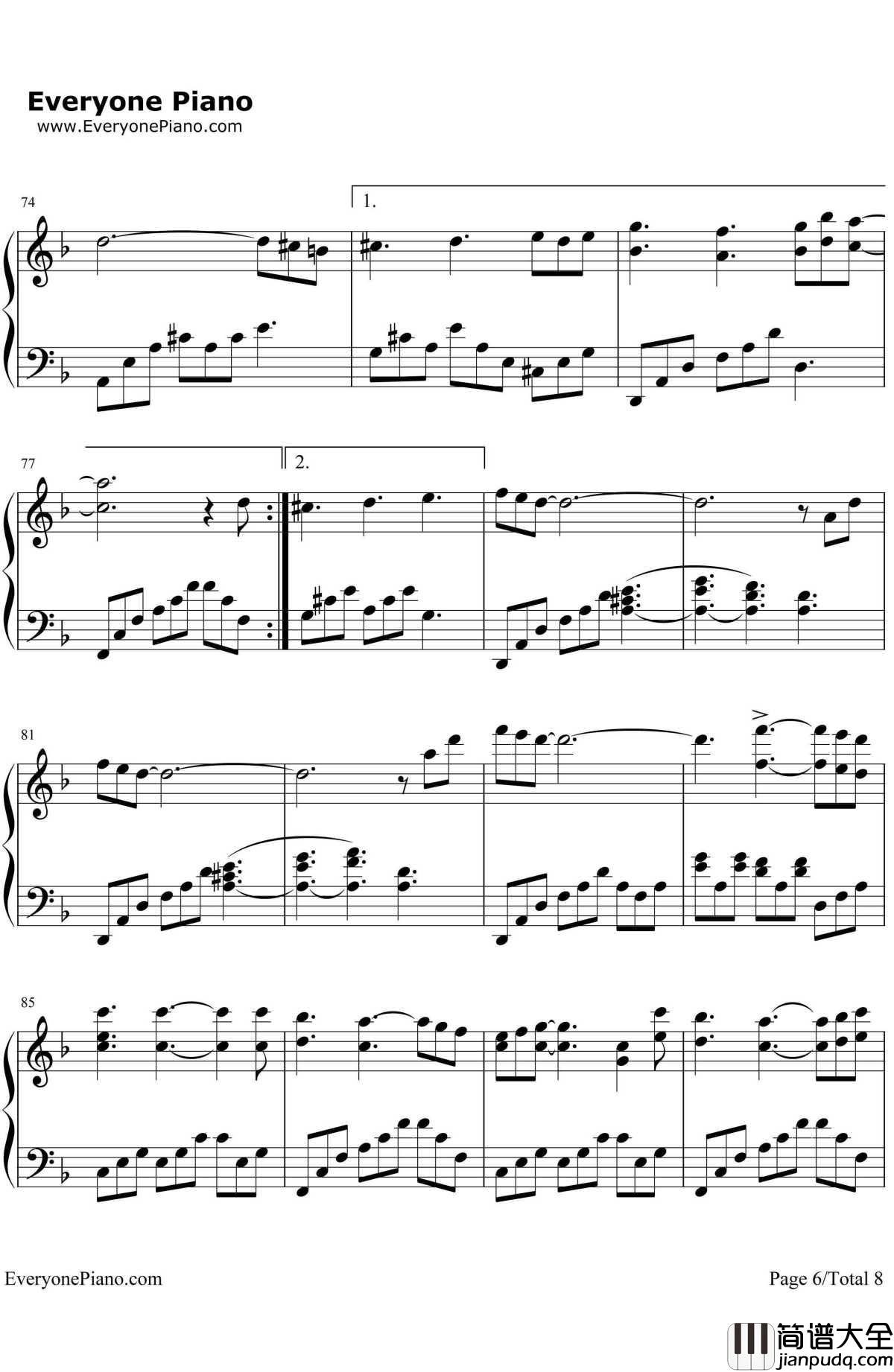 Felitsa(费丽萨)钢琴谱_雅尼