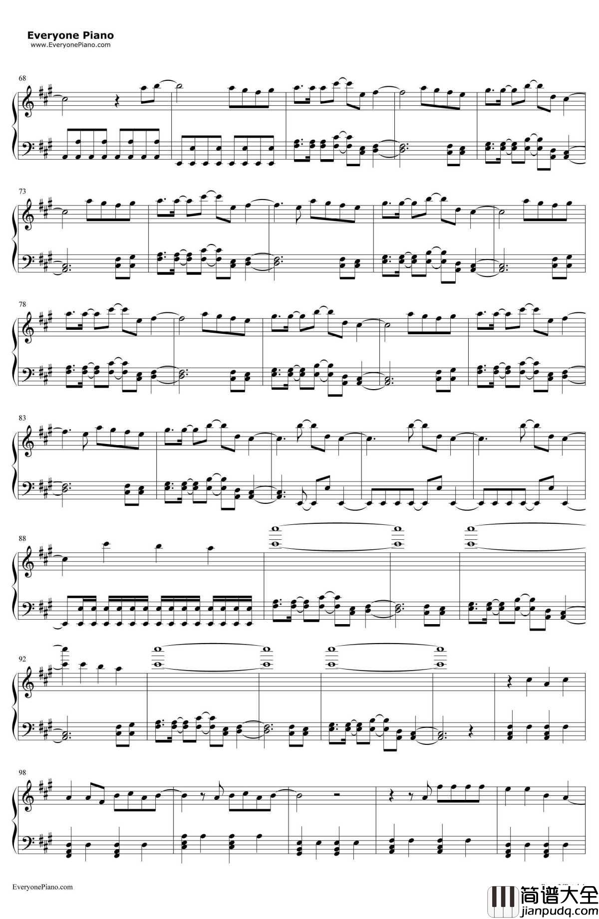 NeonLights钢琴谱_DemiLovato