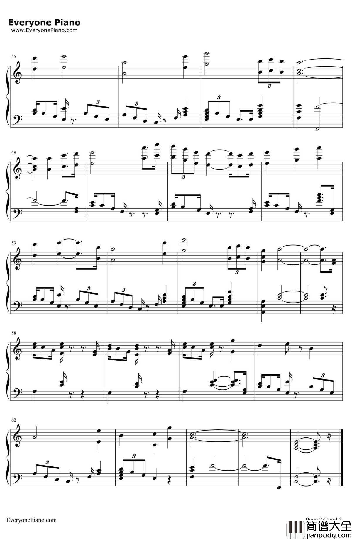 女皇花园钢琴谱_MapleStory_冒险岛MapleStory背景音乐