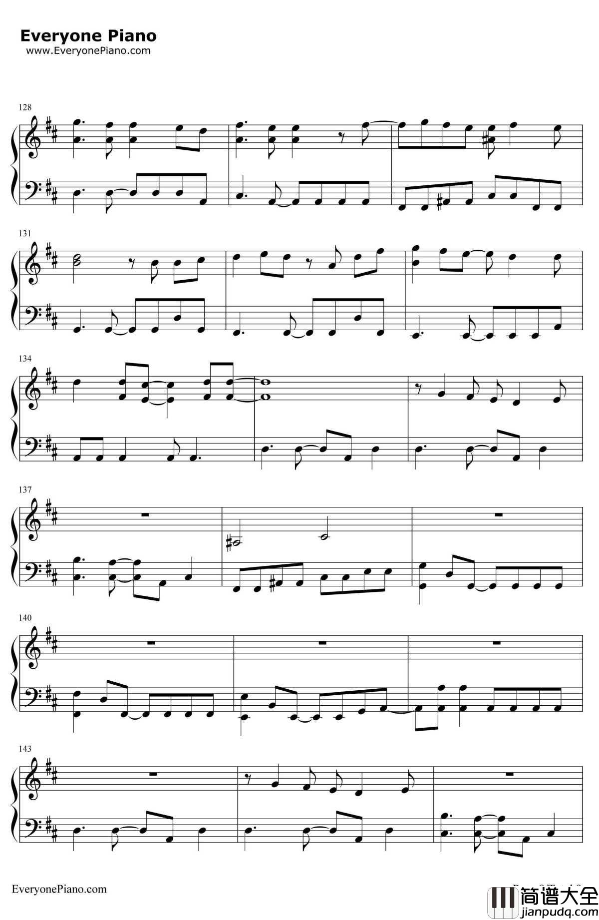 ChangeTheWorld钢琴谱_V6__犬夜叉_片头曲