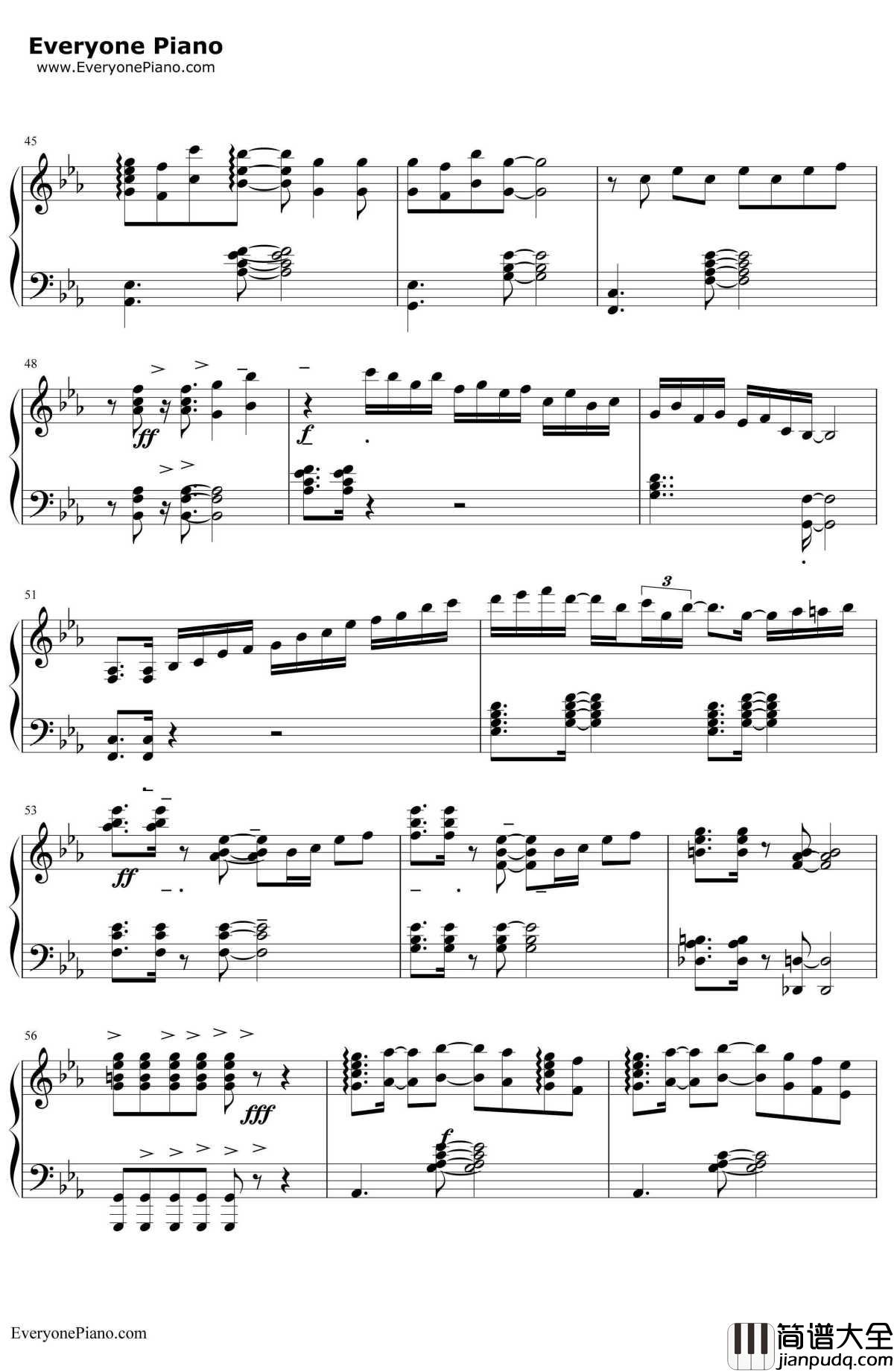 突如其来的爱情钢琴谱_小田和正__东京爱情故事_主题曲