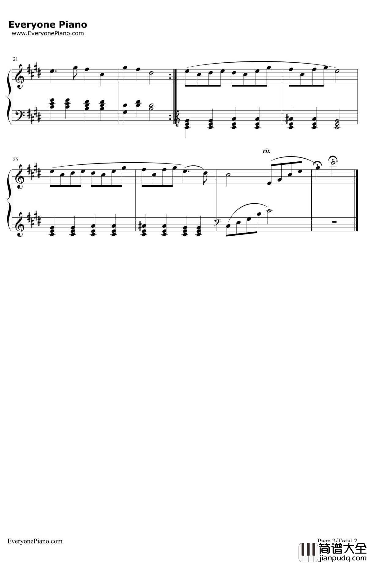 款款柔情钢琴谱_班得瑞__迷雾森林_班得瑞