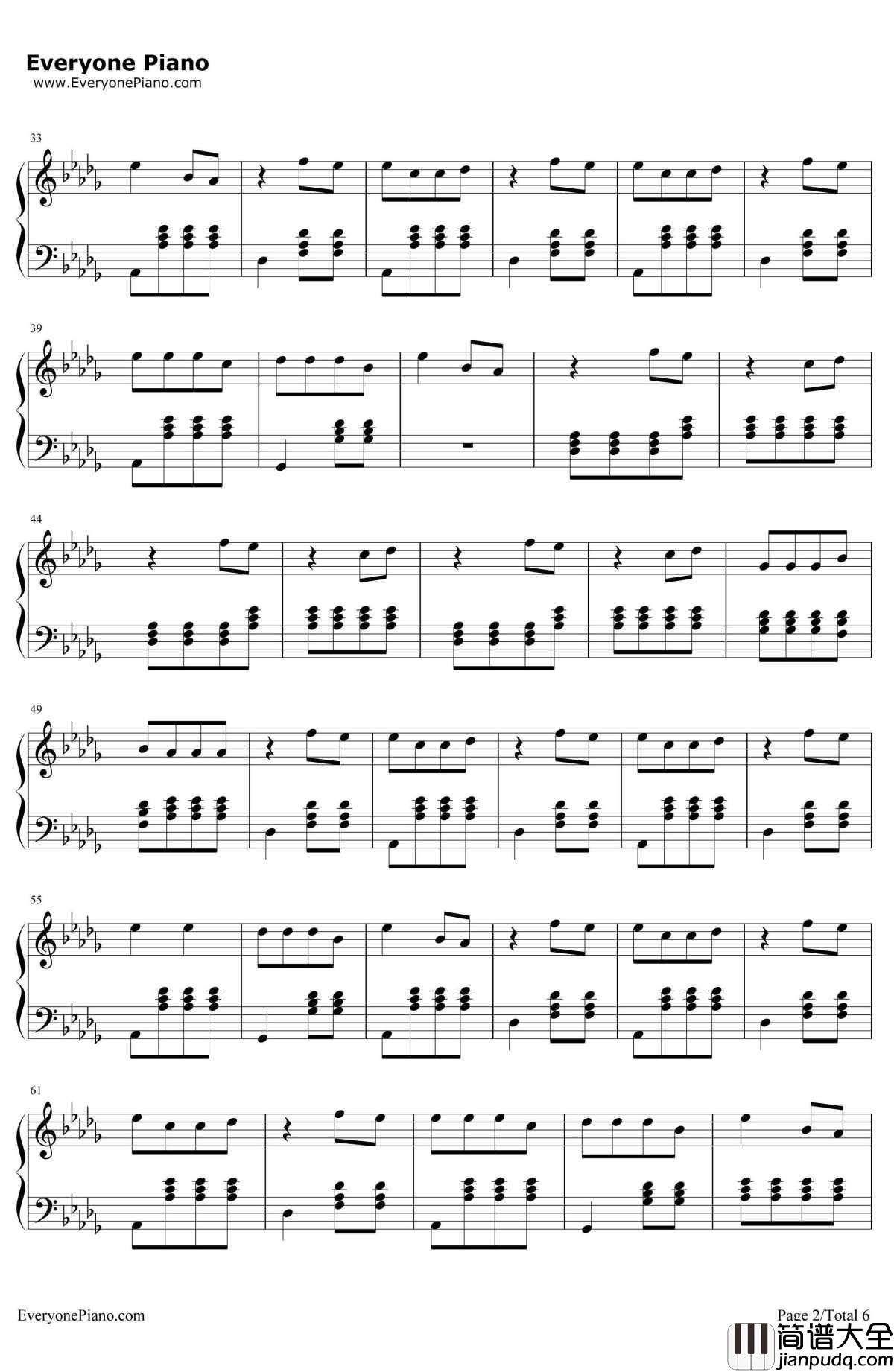 Youngblood钢琴谱_GreenDay