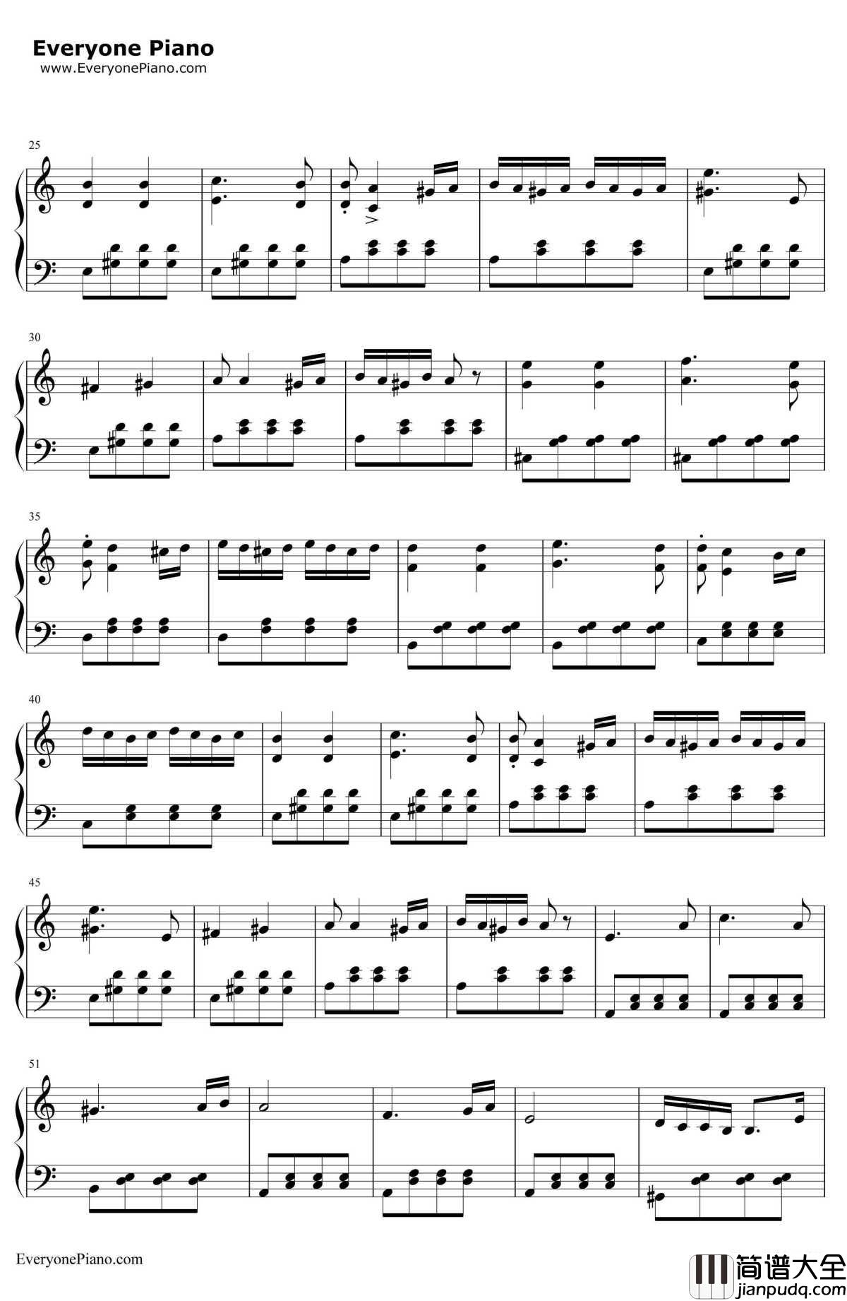 匈牙利舞曲钢琴谱_约翰奈斯•勃拉姆斯