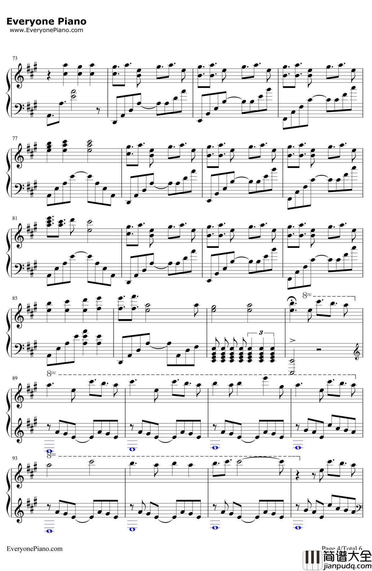 Dear钢琴谱_初音未来19'sSoundFactory_游戏_初音ミク_ProjectDIVA_F2nd_OST