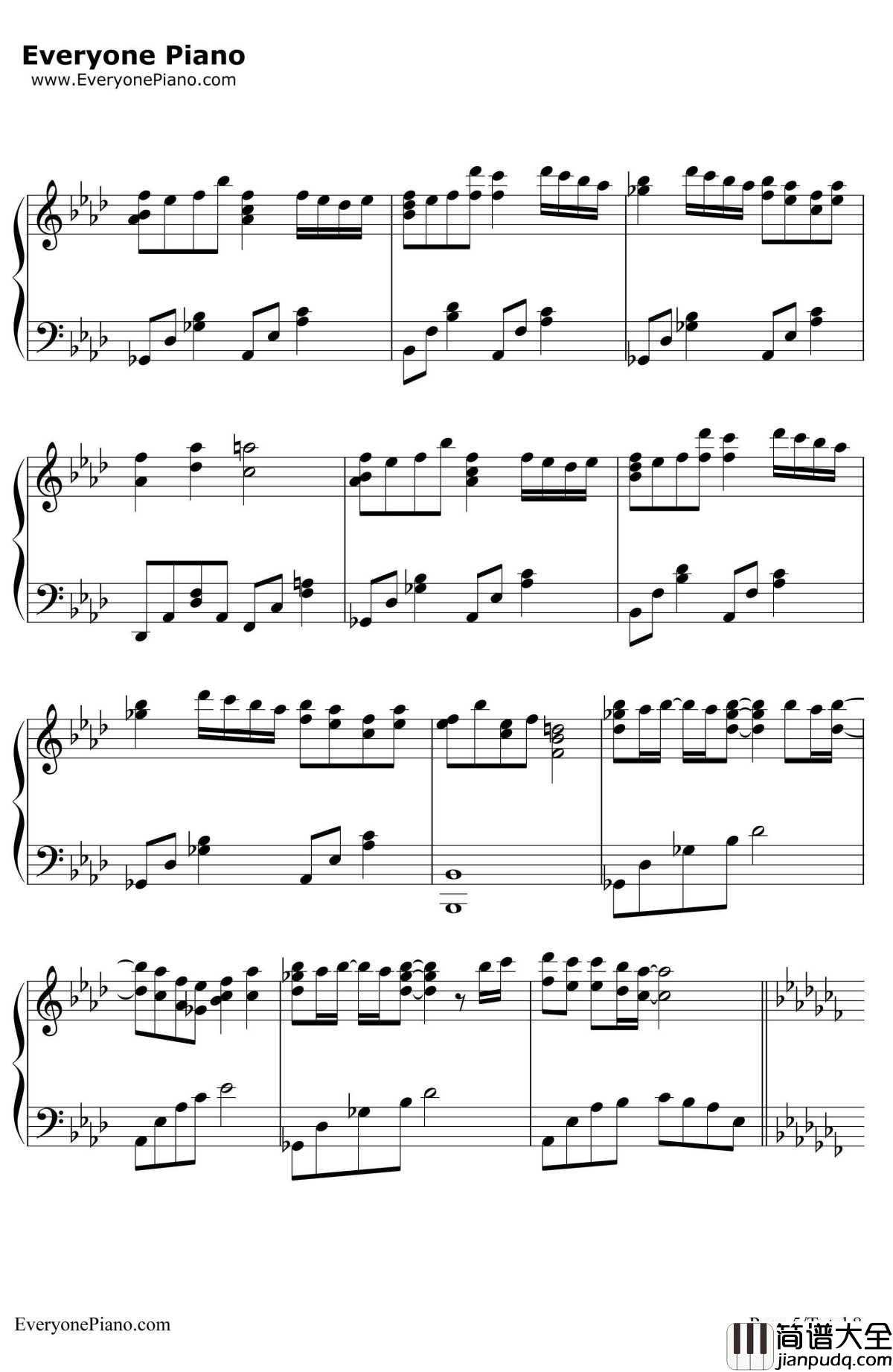 secretofmyheart钢琴谱_仓木麻衣__名侦探柯南_片尾曲