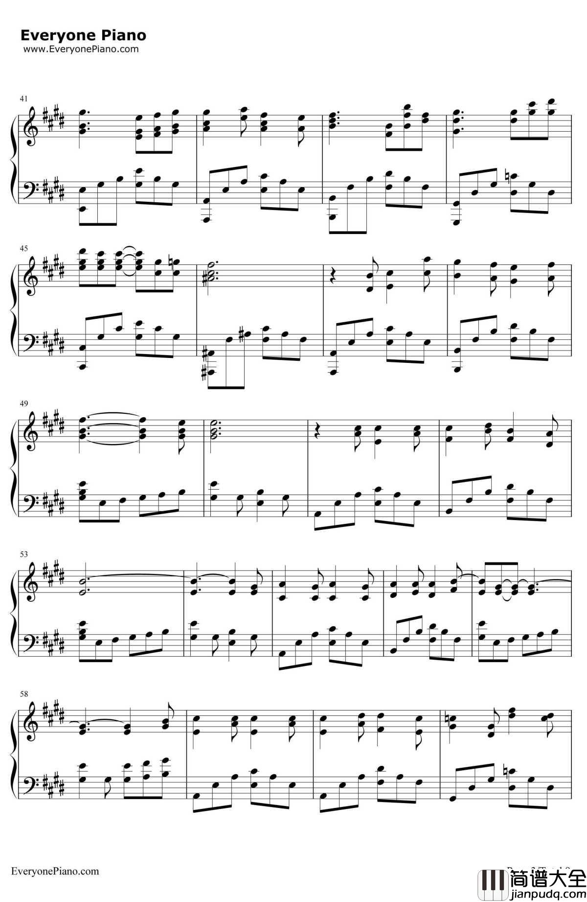 あなたがいた森(曾有你的森林)钢琴谱_树海__Fate/staynight_ED