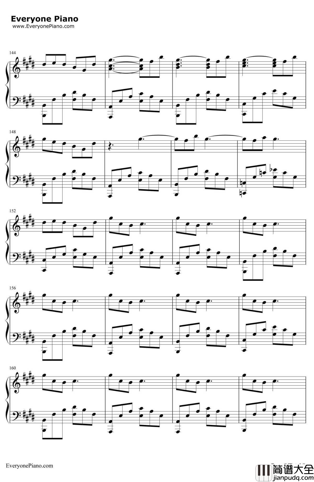 あなたがいた森(曾有你的森林)钢琴谱_树海__Fate/staynight_ED