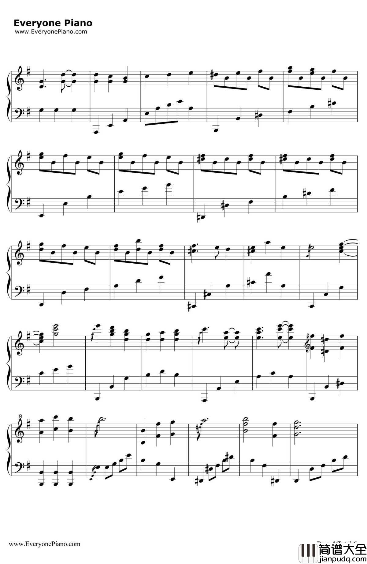 绿眼のジェラシー钢琴谱_东方project_东方地灵殿SubterraneanAnimism