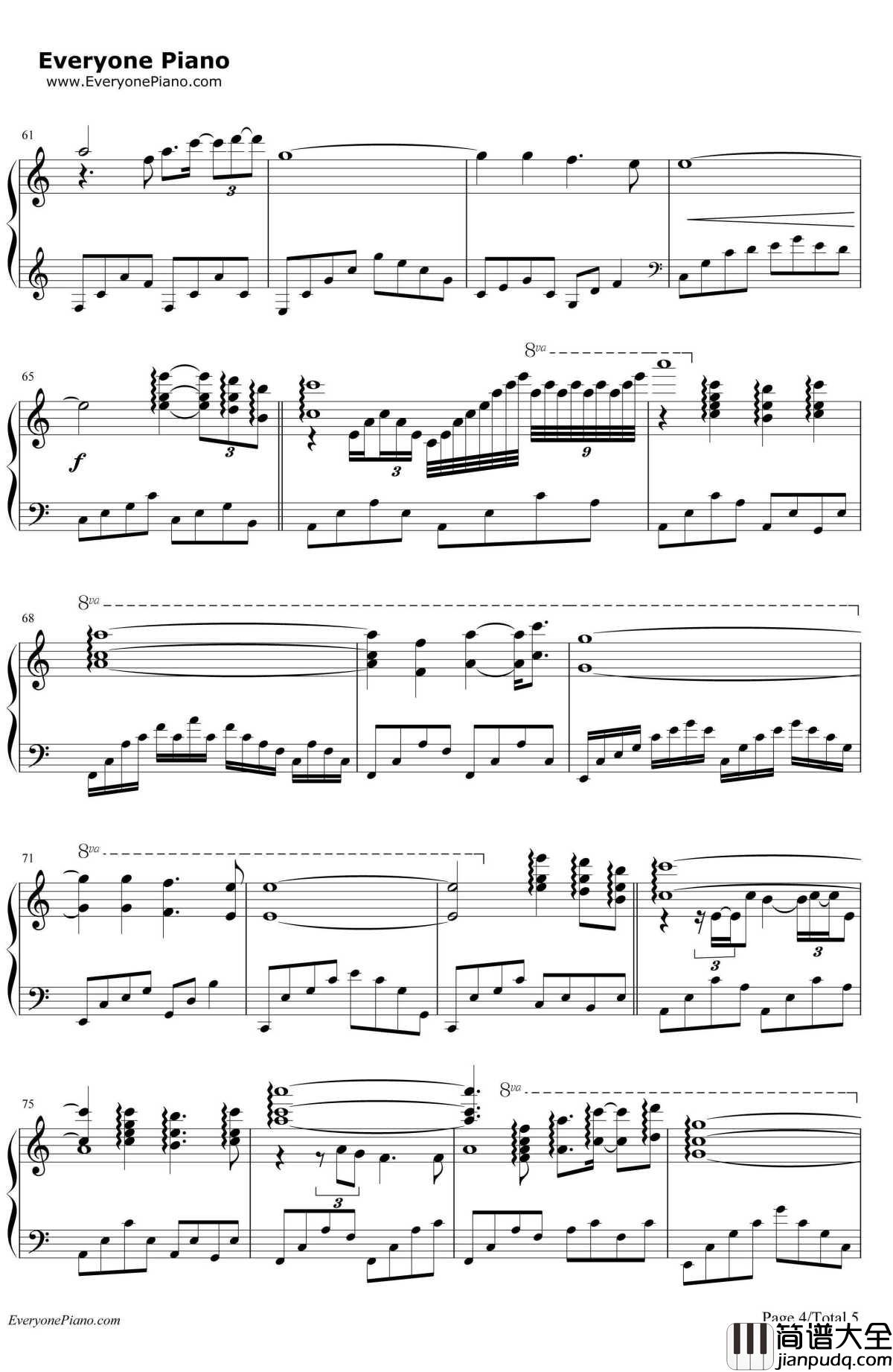 Gracefully钢琴谱_GiovanniMarradi(乔瓦尼)