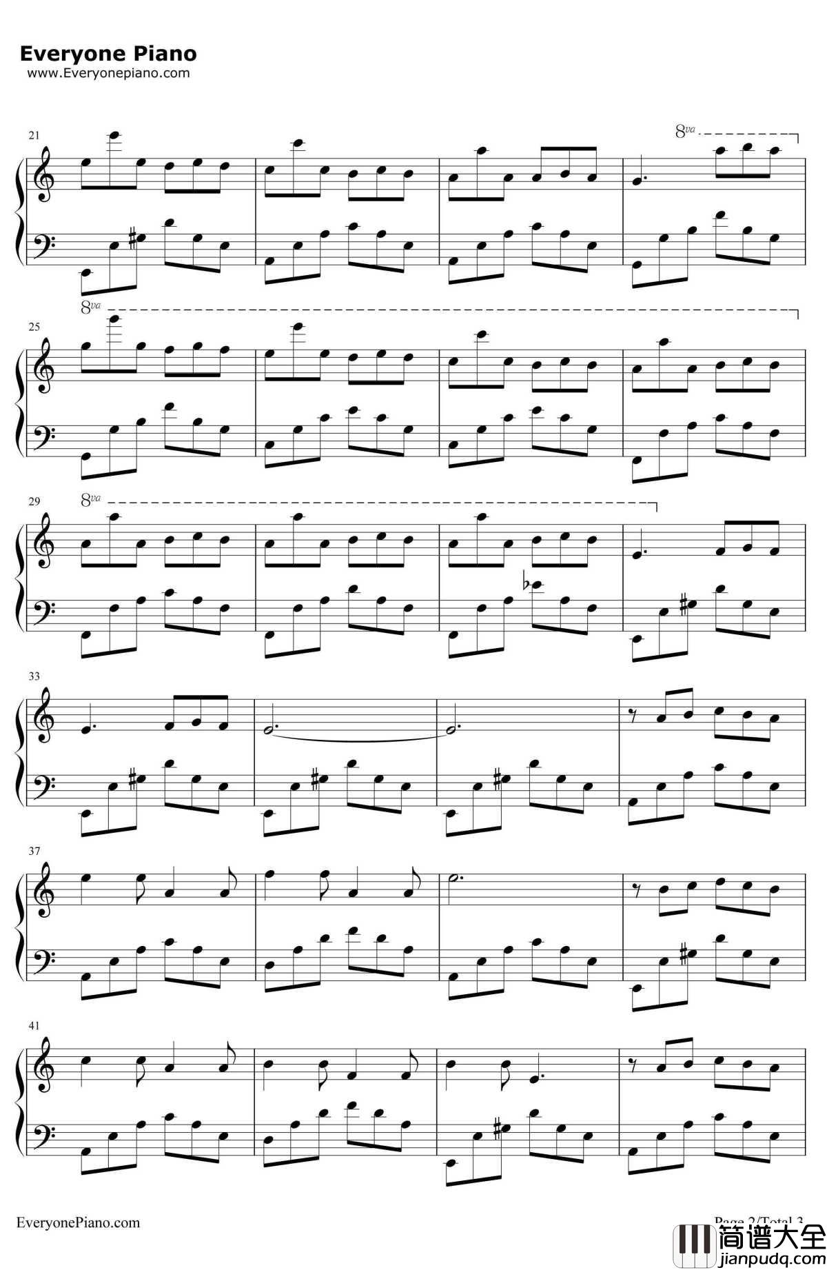 塔兰泰拉舞曲钢琴谱_皮埃松卡