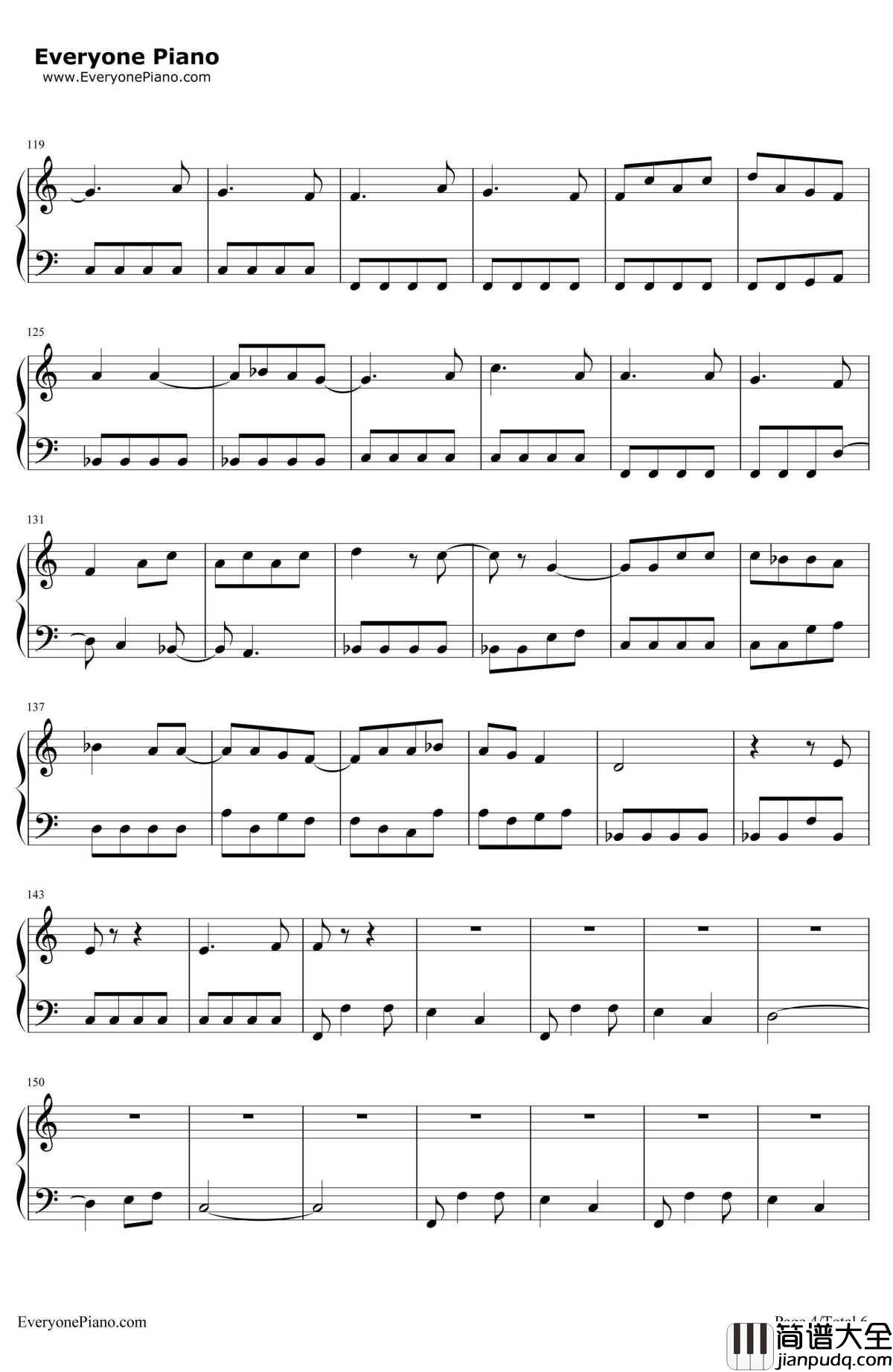 Still_Into_You钢琴谱_Paramore