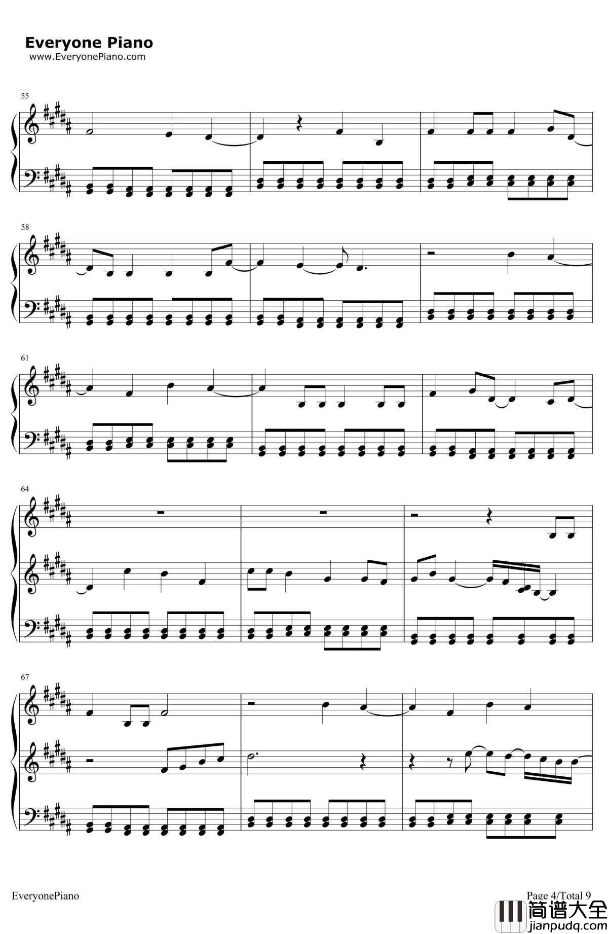 PrettyHurts钢琴谱_Beyonce