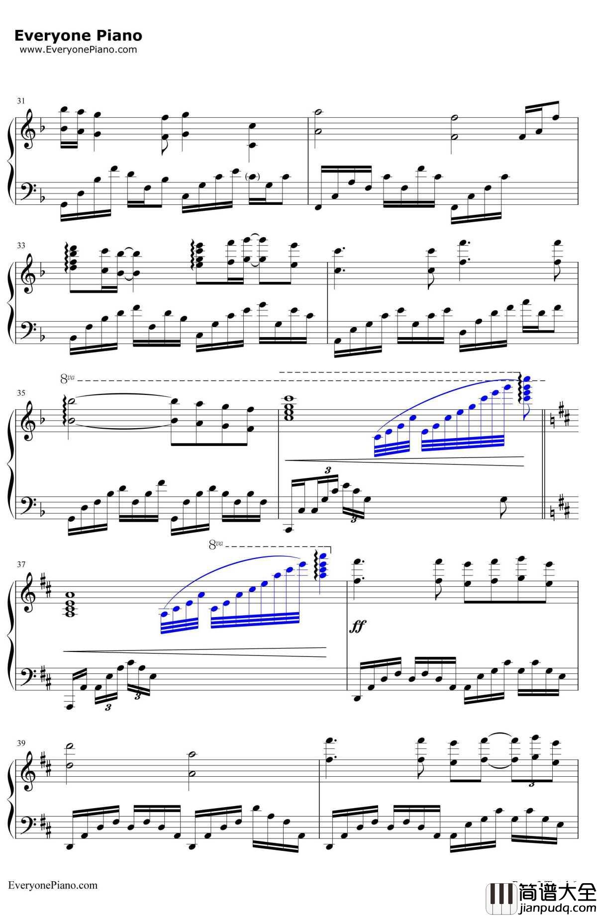 AndI...You钢琴谱_GiovanniMarradi(乔瓦尼)