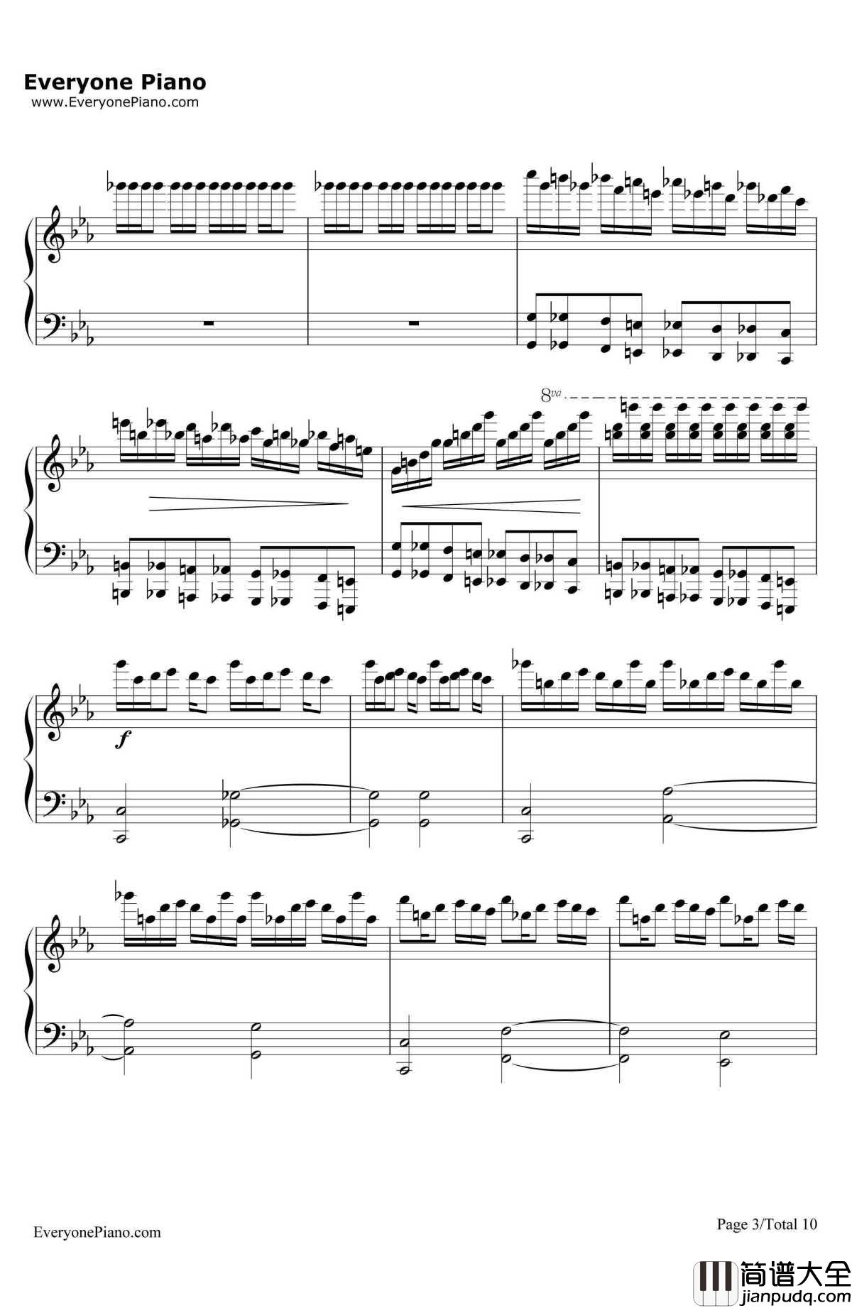 天国的孩子钢琴谱_马克西姆