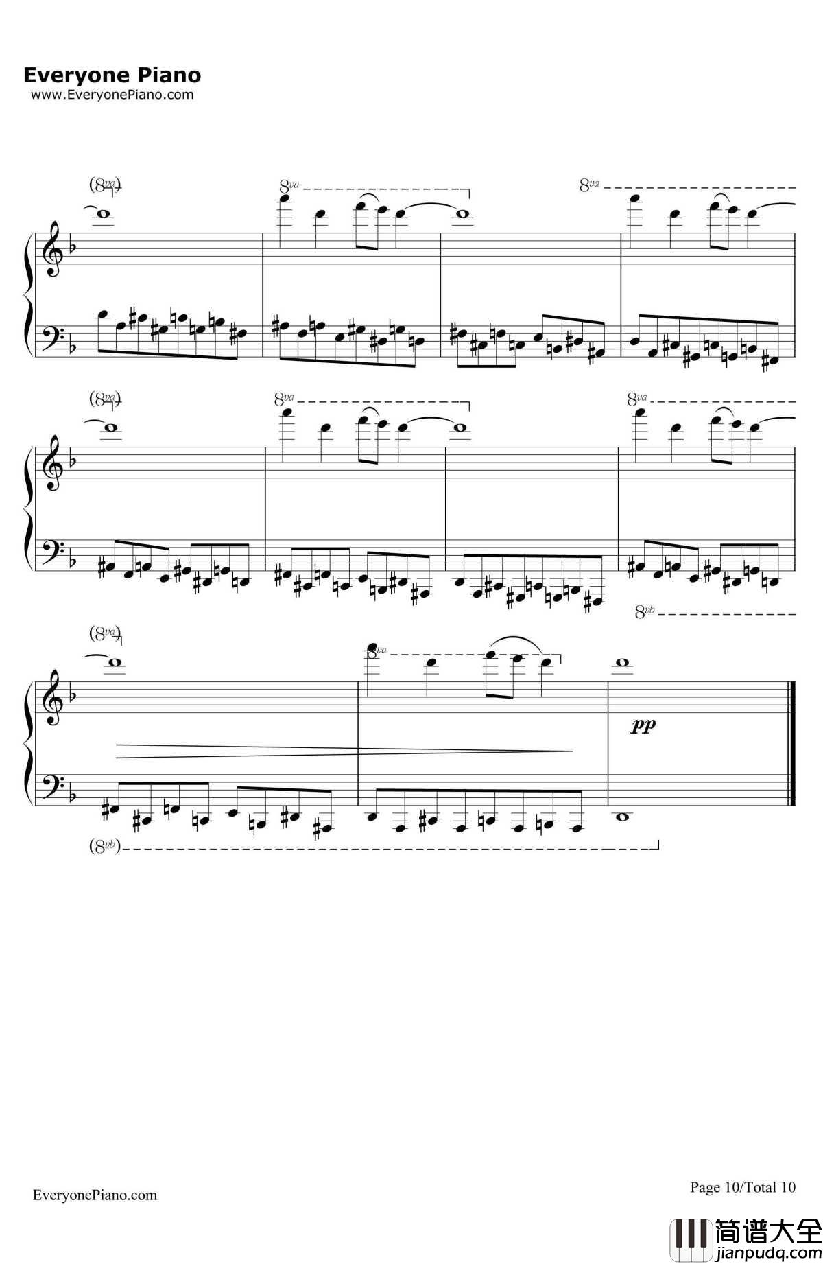 天国的孩子钢琴谱_马克西姆