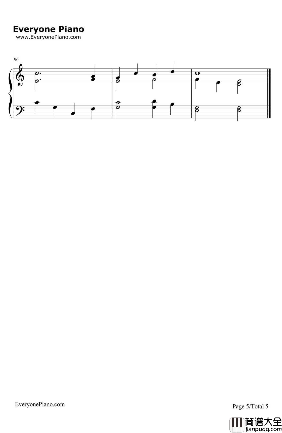 Mary's_Boy_Child钢琴谱_JesterHairston_圣诞歌曲