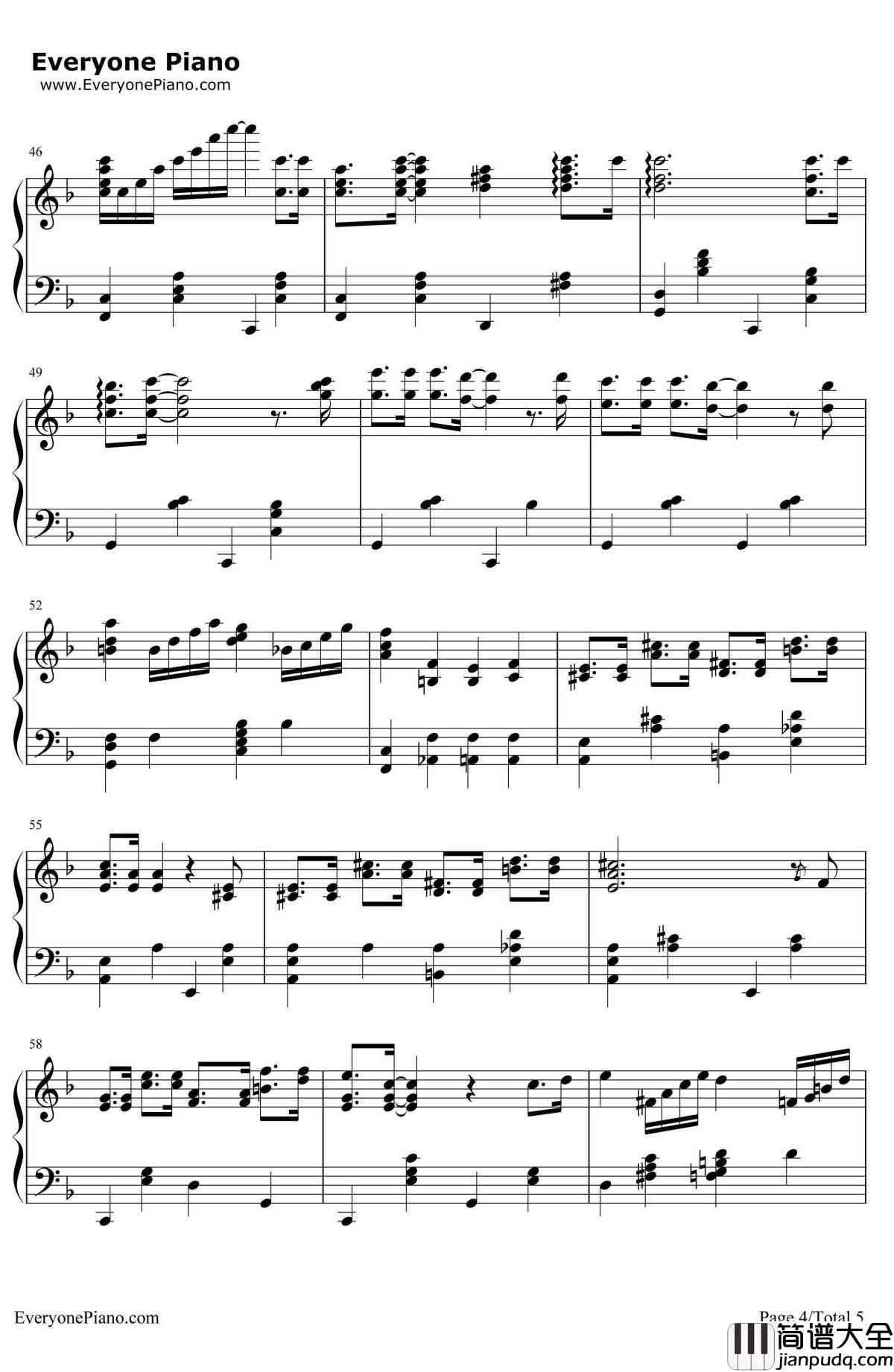 Winter_Wonderland钢琴谱_珠儿Jewel_圣诞歌曲_冬日仙境