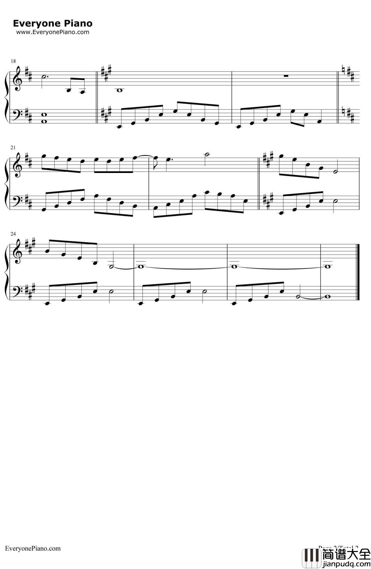 Minecraft背景音乐钢琴谱_丹尼尔•罗森菲尔德_Minecraft背景音乐