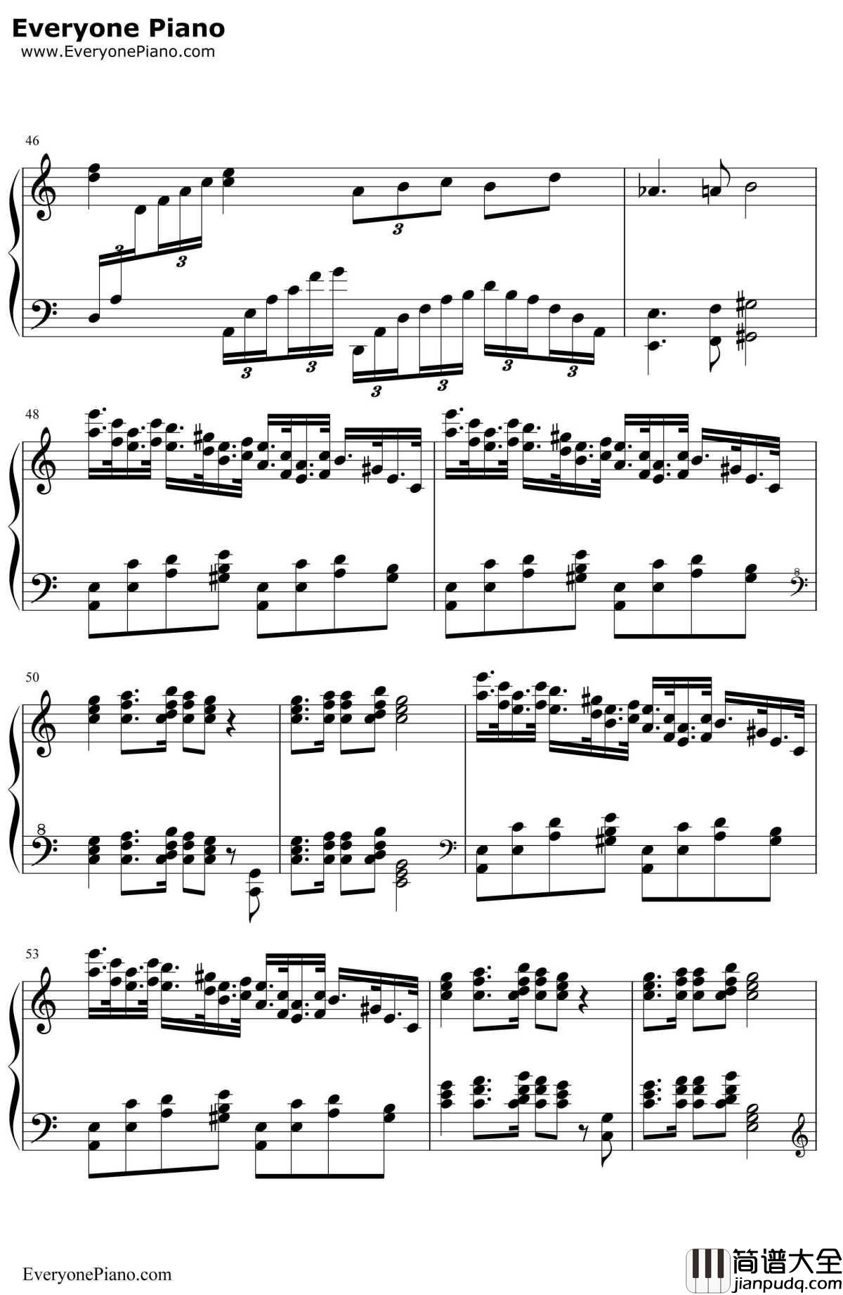 葛里格钢琴变奏曲钢琴谱_爱德华·格里格