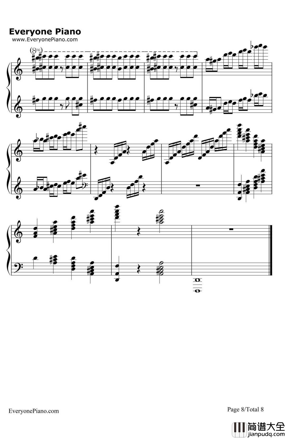 蜂鸟(Kolibre)钢琴谱_马克西姆Maksim