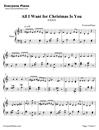 All_I_Want_for_Christmas_Is_You钢琴谱_MariahCarey_圣诞歌曲_吉他谱_钢琴谱_简谱