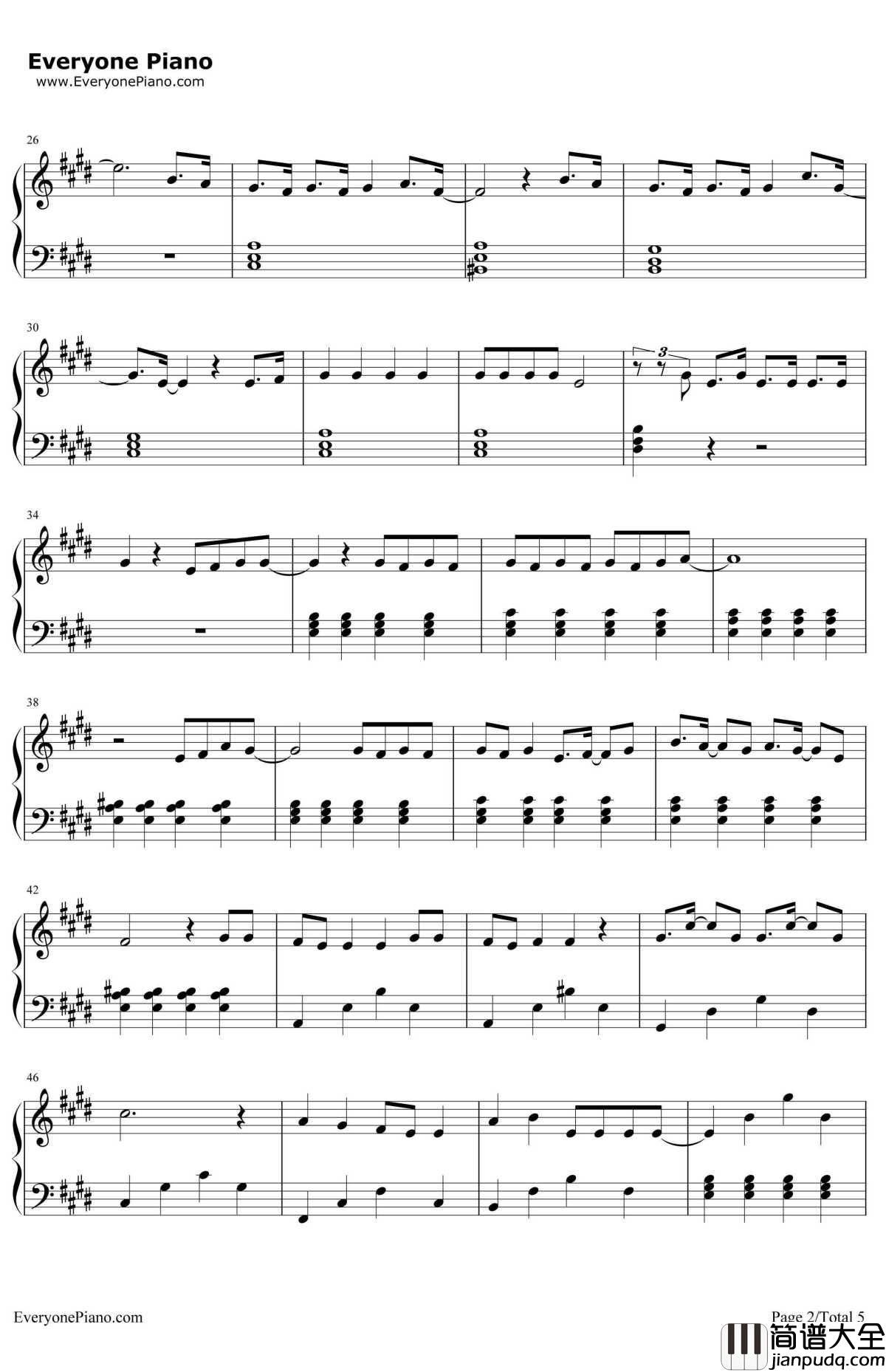 니가내려와你下来吧钢琴谱_Jellyfish家族_Jellyfish家族圣诞歌曲